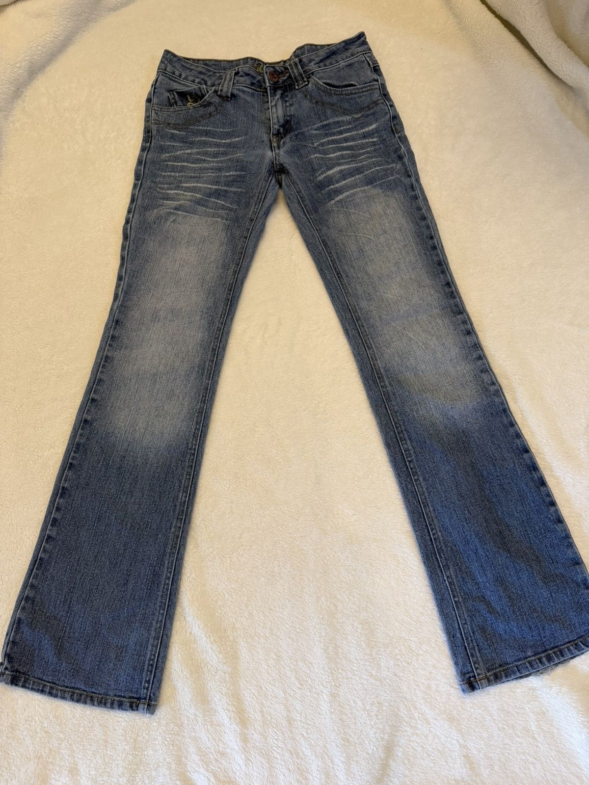 Southpole Southpole Co Vintage Y2K Flare Jeans – Size 3 Juniors Size 26" / US 2 / IT 38 - 2 Thumbnail