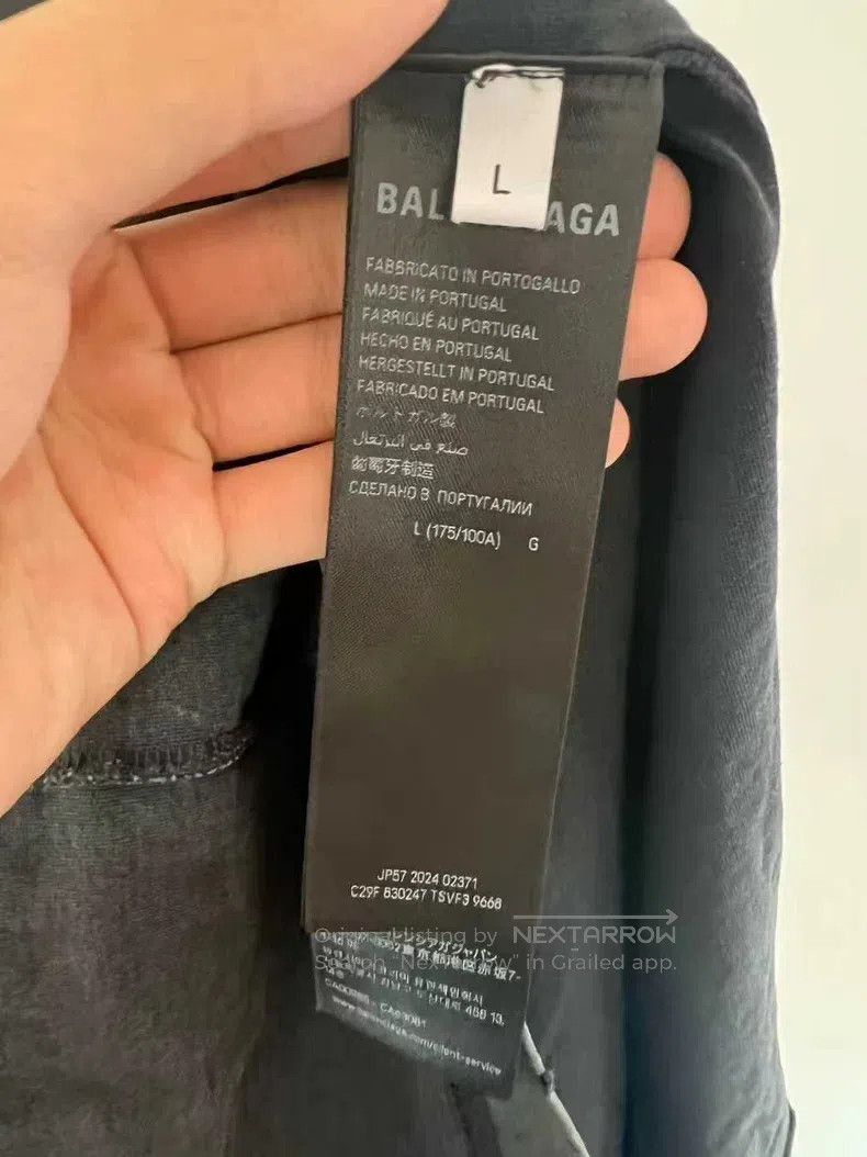 Balenciaga Balenciaga Reversed Logo Coca-Cola Embroidered Short Sleev Size US L / EU 52-54 / 3 - 4 Thumbnail