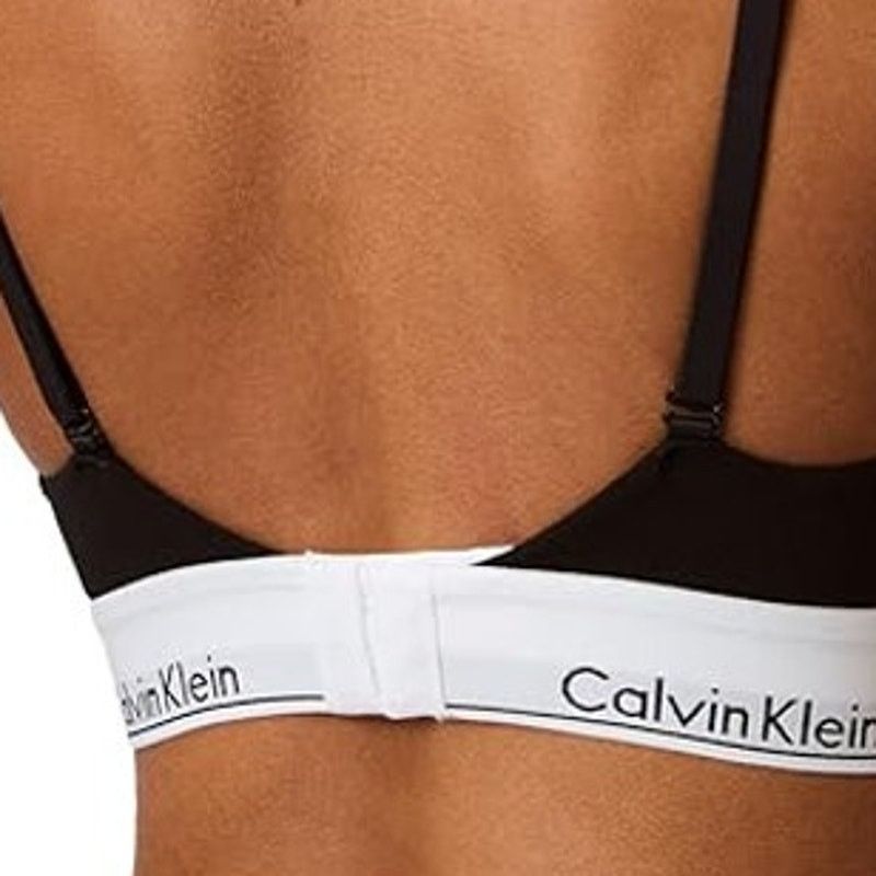 Calvin Klein NWT New Calvin Klein Womens XL Triangle Bralette Bra Size XL / US 12-14 / IT 48-50 - 4 Thumbnail