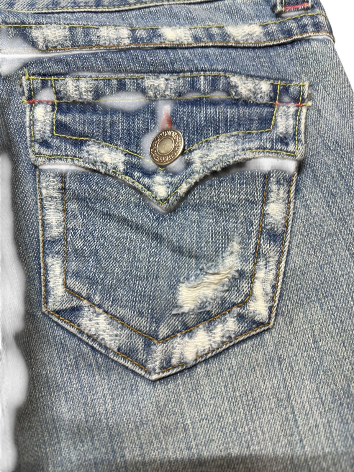 Hysteric Glamour Vintage Japanese Brand Flare Faded Distressed Denim Size US 31 - 6 Thumbnail