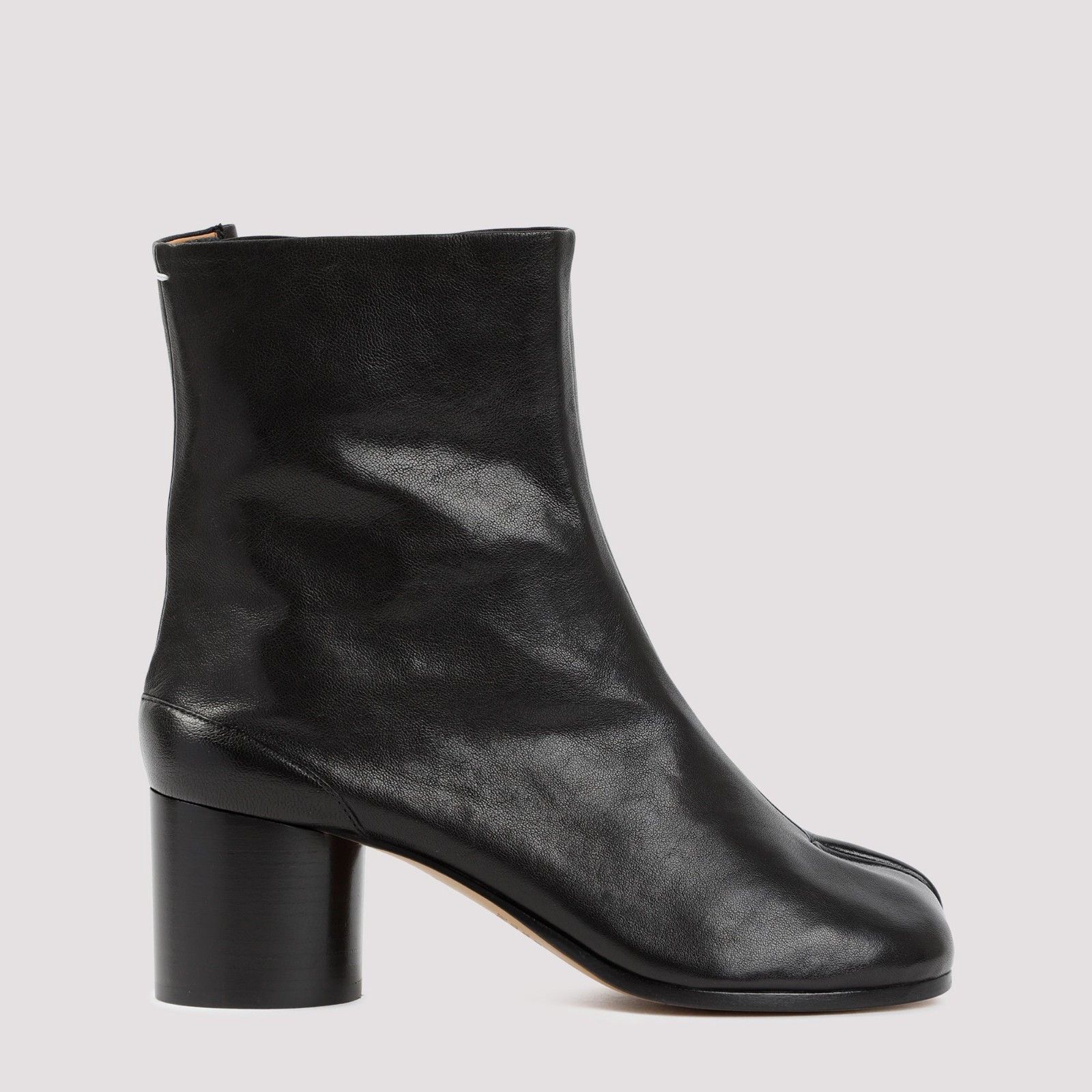 MAISON MARGIELA Tabi Black Leather 60mm Ankle Boots New & Au