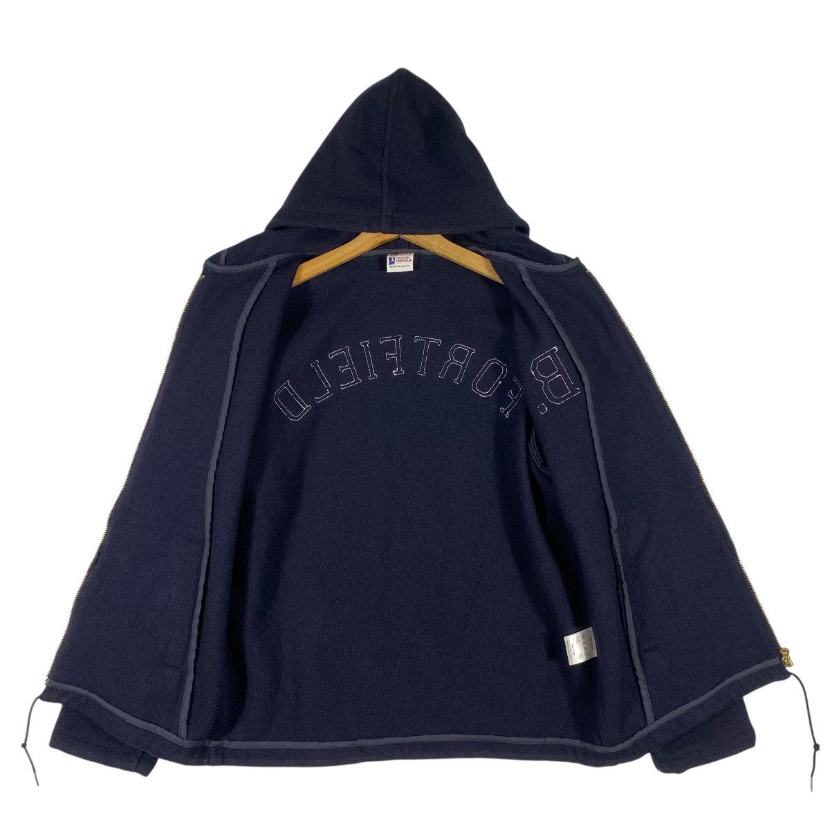 Champion × Vintage Vintage 50s Champion Reproduction Label Wool Hoodie Size US M / EU 48-50 / 2 - 5 Thumbnail