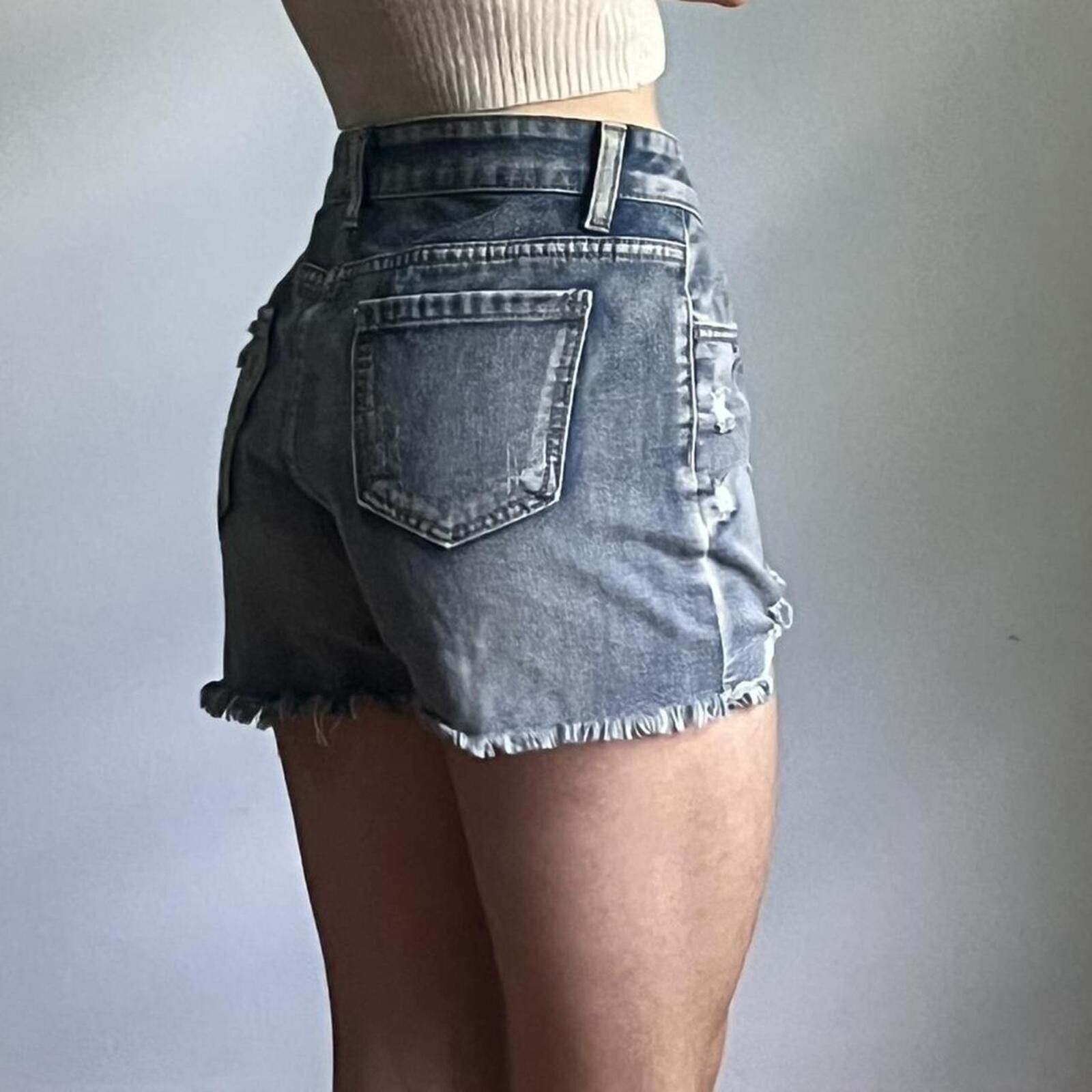Other high waisted distressed jean shorts Size 28" / US 6 / IT 42 - 3 Thumbnail