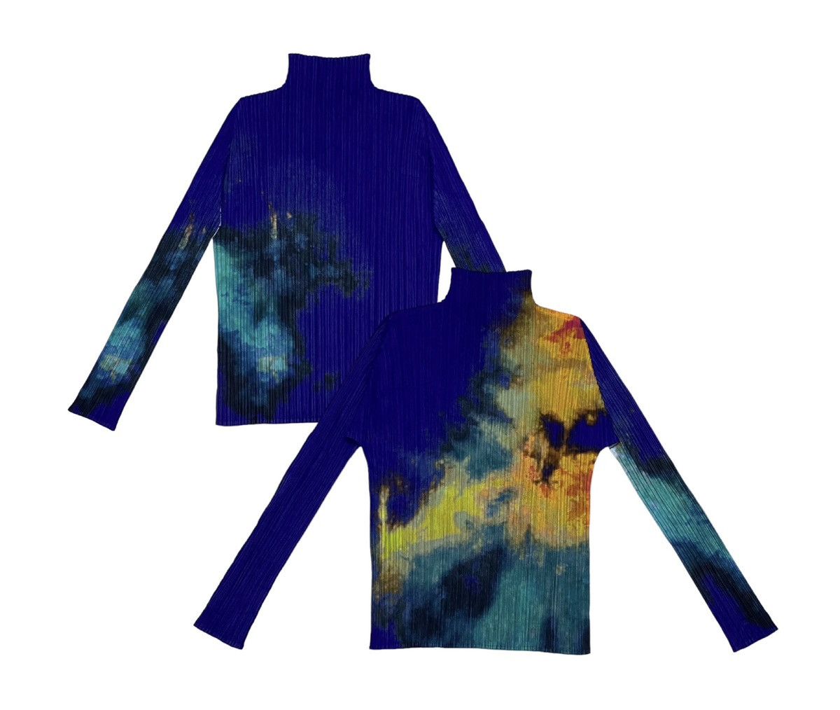 Issey Miyake × Pleats Please Issey Miyake Pleats Please Pleated Tie Dye Gradation Top Size M / US 6-8 / IT 42-44 - 1 Thumbnail