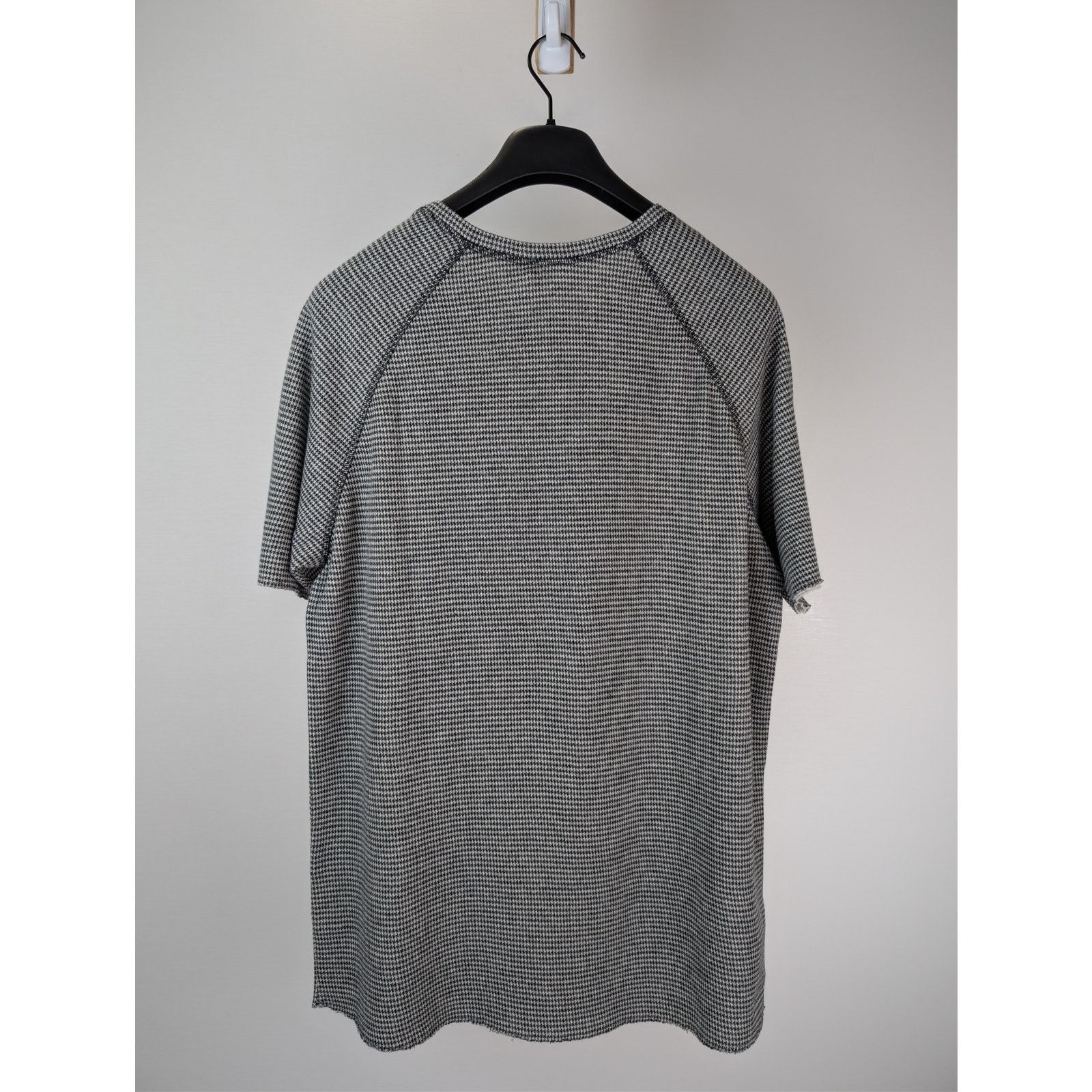 Balmain o1rshd1 Q.3 / Houndstooth Maglia Short Sleeve T-Shirt Grey Size US M / EU 48-50 / 2 - 11 Thumbnail