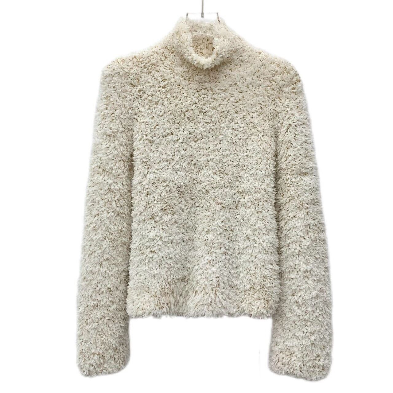 Loewe Loewe Beige Sequin Turtleneck Knit Sweater Size US S / EU 44-46 / 1 - 1 Thumbnail