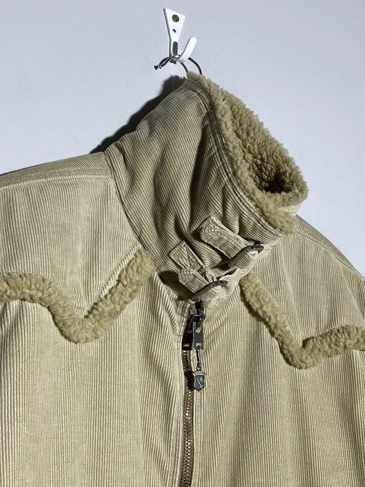 Diesel Diesel Y2k Vintage Rare 2005 Corduroy Flight Bomber Jacket Size XL / US 12-14 / IT 48-50 - 19 Thumbnail