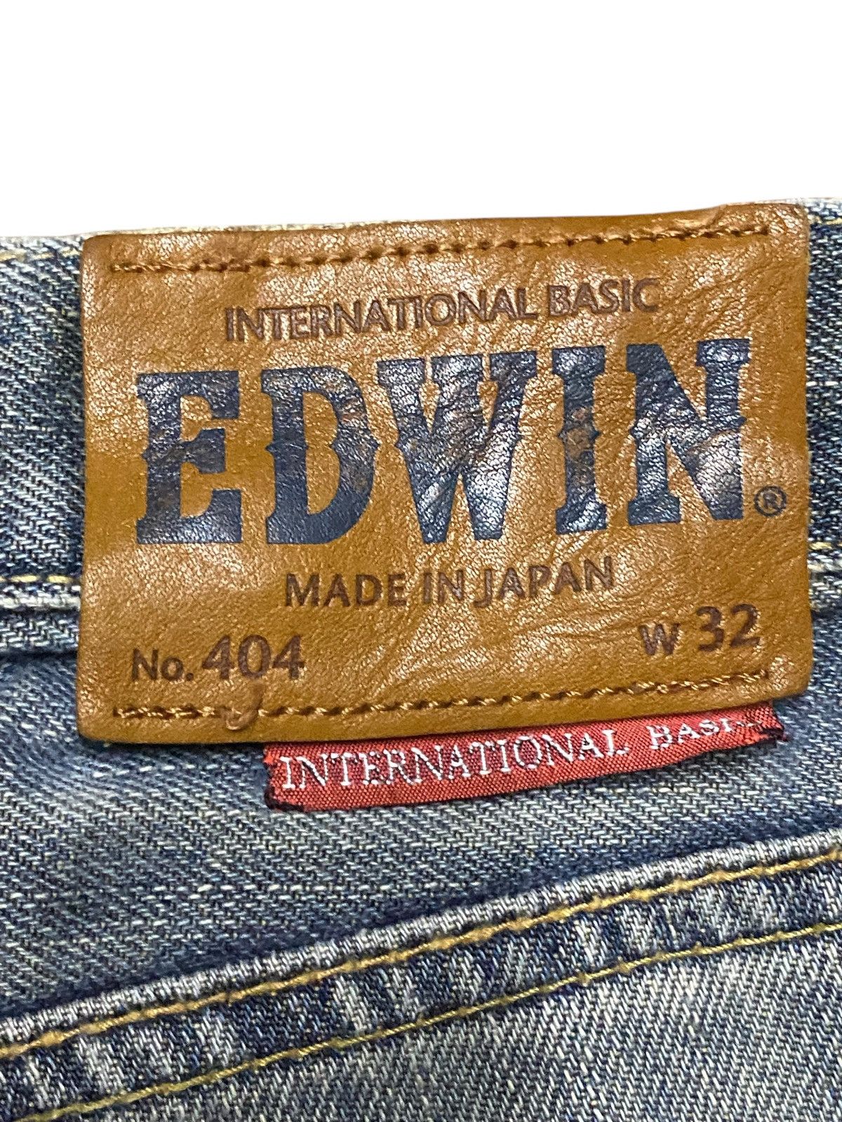 Edwin Vintage Japanese Brand Edwin 404 Faded Dustressed Loose Size US 35 - 13 Thumbnail