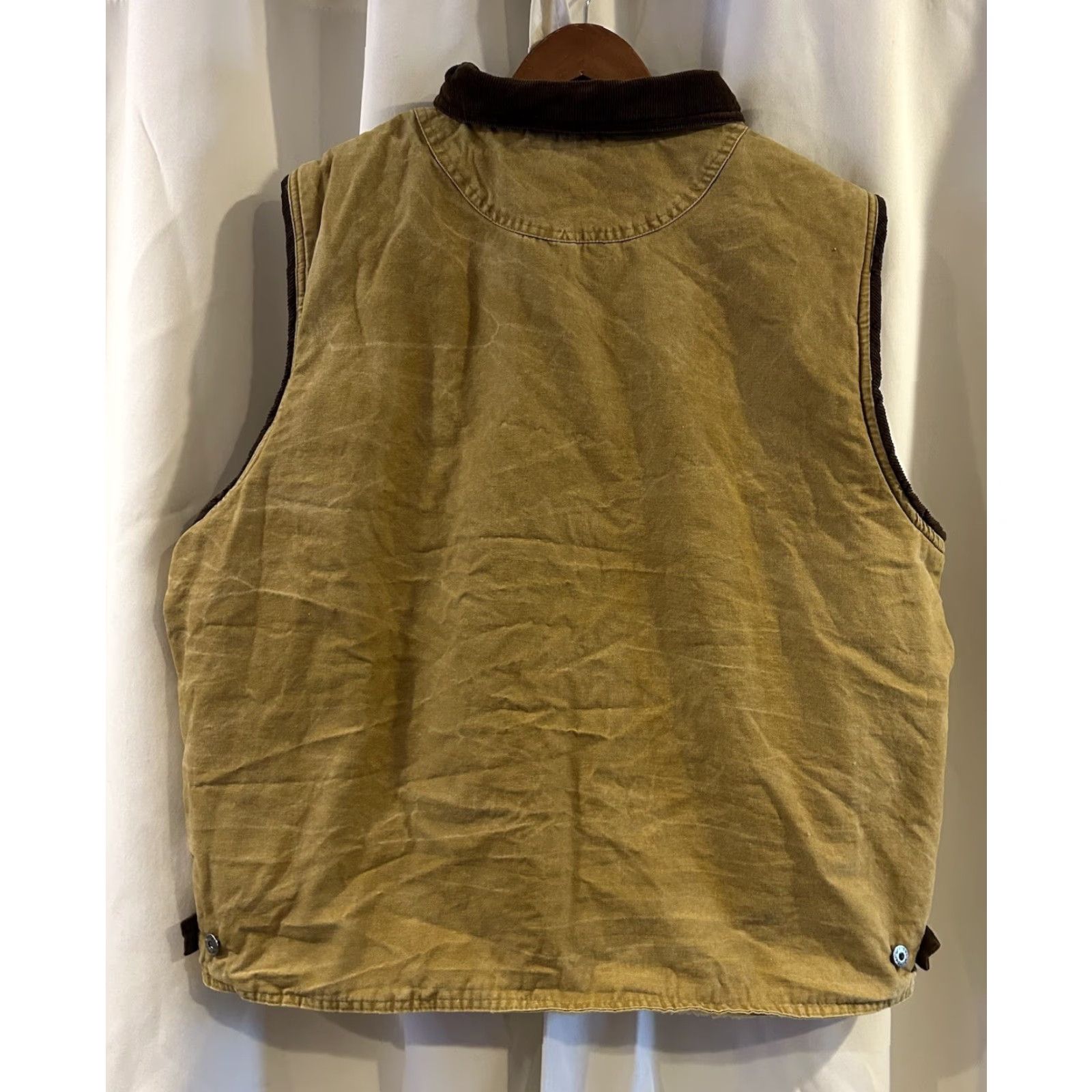 Wrangler VINTAGE Wrangler Hero Vest Men’s 3XL Cotton Canvas Faux Sherpa Lined Insulated Tan Beige Western Size US XXL / EU 58 / 5 - 6 Thumbnail