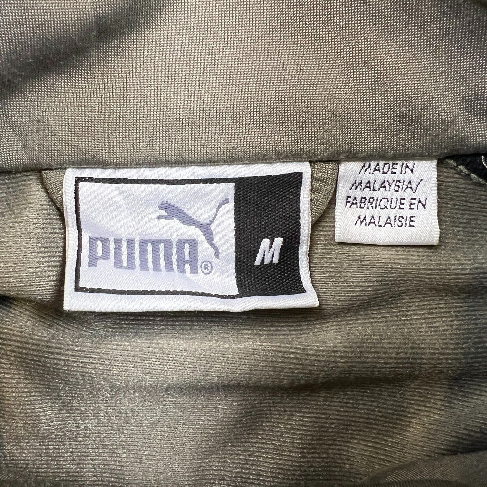 Puma × Vintage VTG Puma Track Jacket Medium Training Full Zip 90s Tracksuit Size US M / EU 48-50 / 2 - 6 Thumbnail