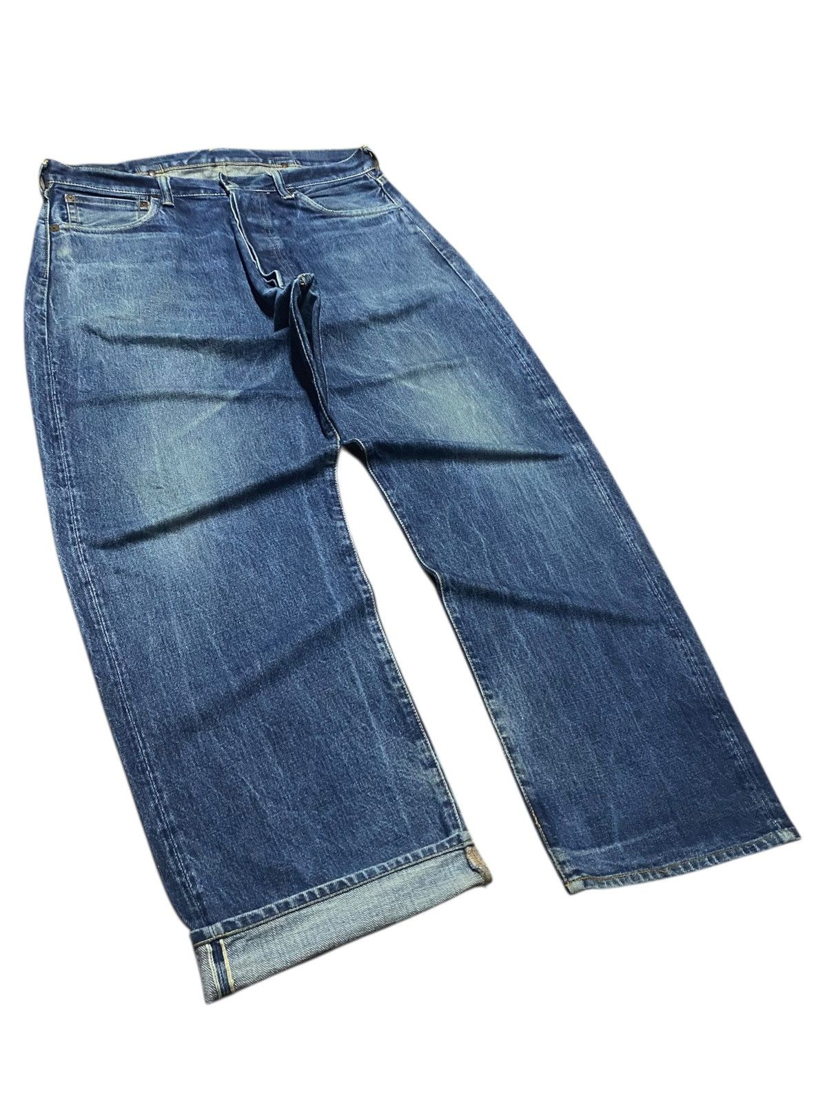 Evisu Vintage Evisu Yamane Selvedge Buckle Back Baggy Jeans Size US 34 / EU 50 - 2 Thumbnail