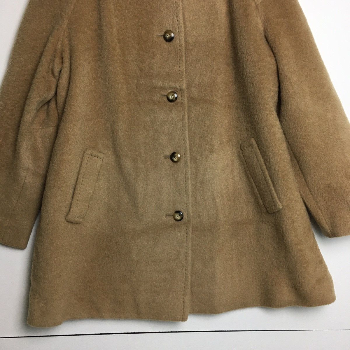 Other FORSTMANN Wool Mohair Single Breast Mac Coat Size M / US 6-8 / IT 42-44 - 4 Thumbnail