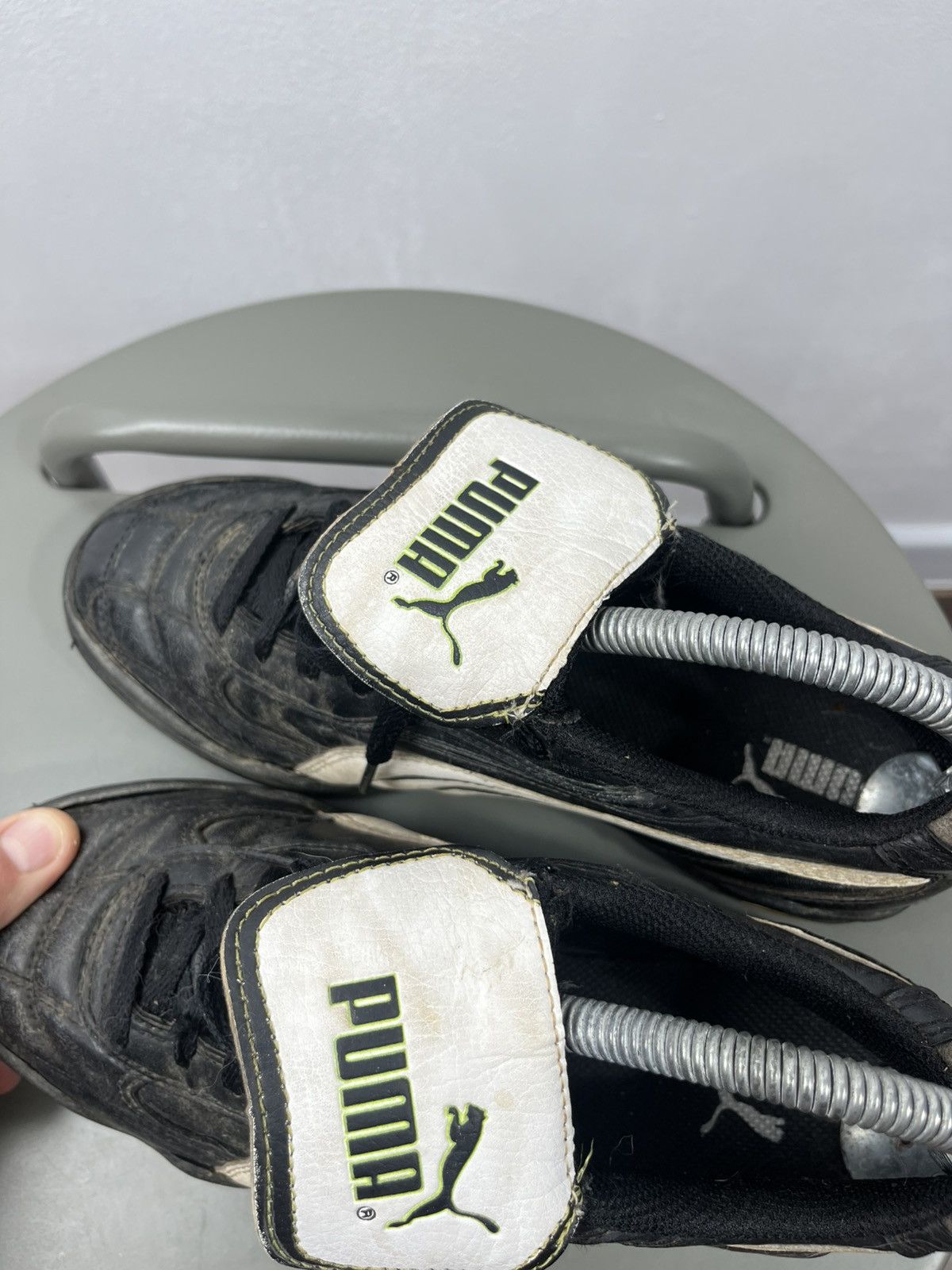 Puma Puma King Classic Vintage Black White Soccer Cleats Size 40 Size US 7.5 / EU 40-41 - 8 Thumbnail