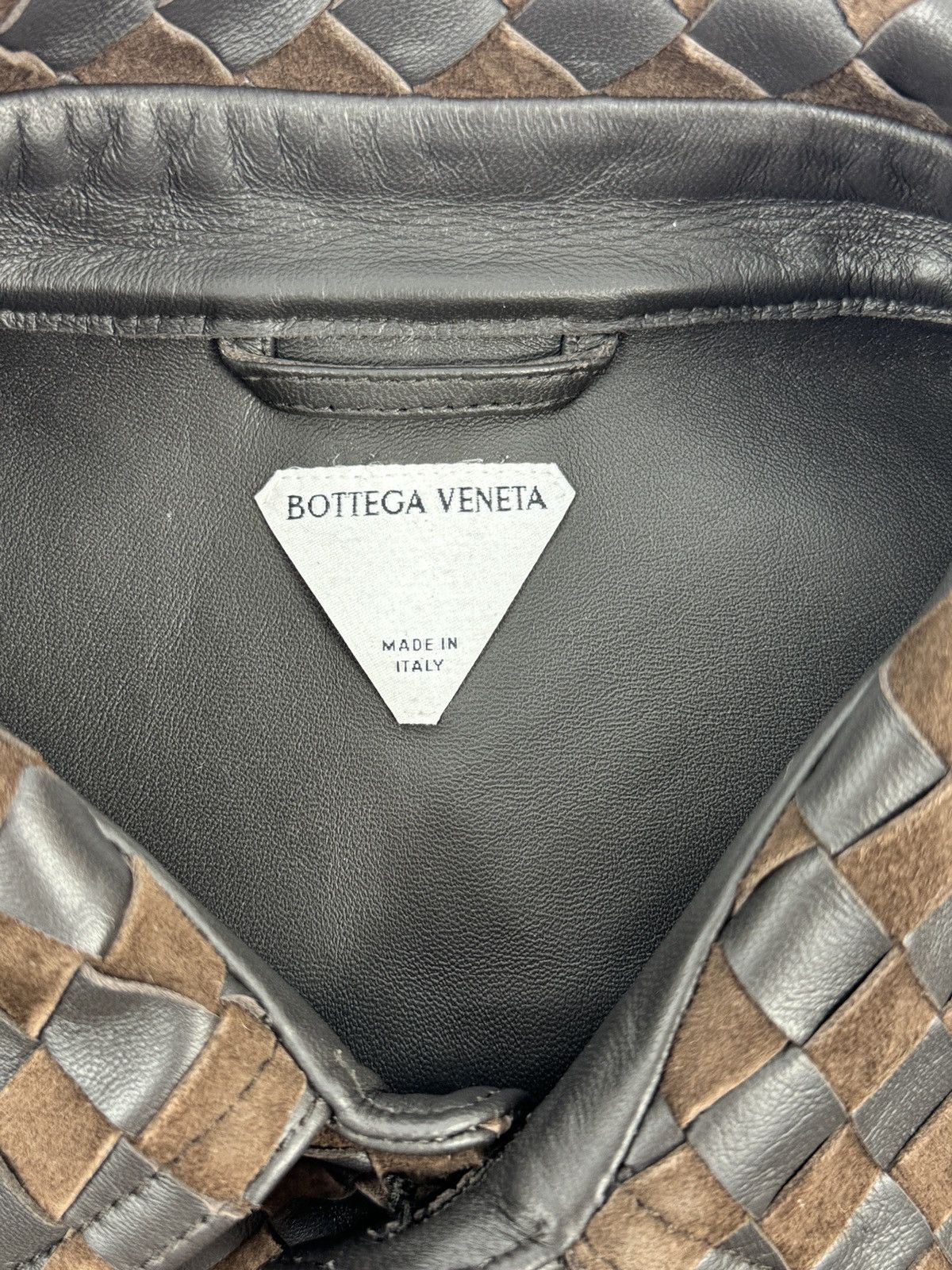 Bottega Veneta MIX SUEDE INTRECCIATO OVERSIZED SHIRT Size US XL / EU 56 / 4 - 3 Thumbnail