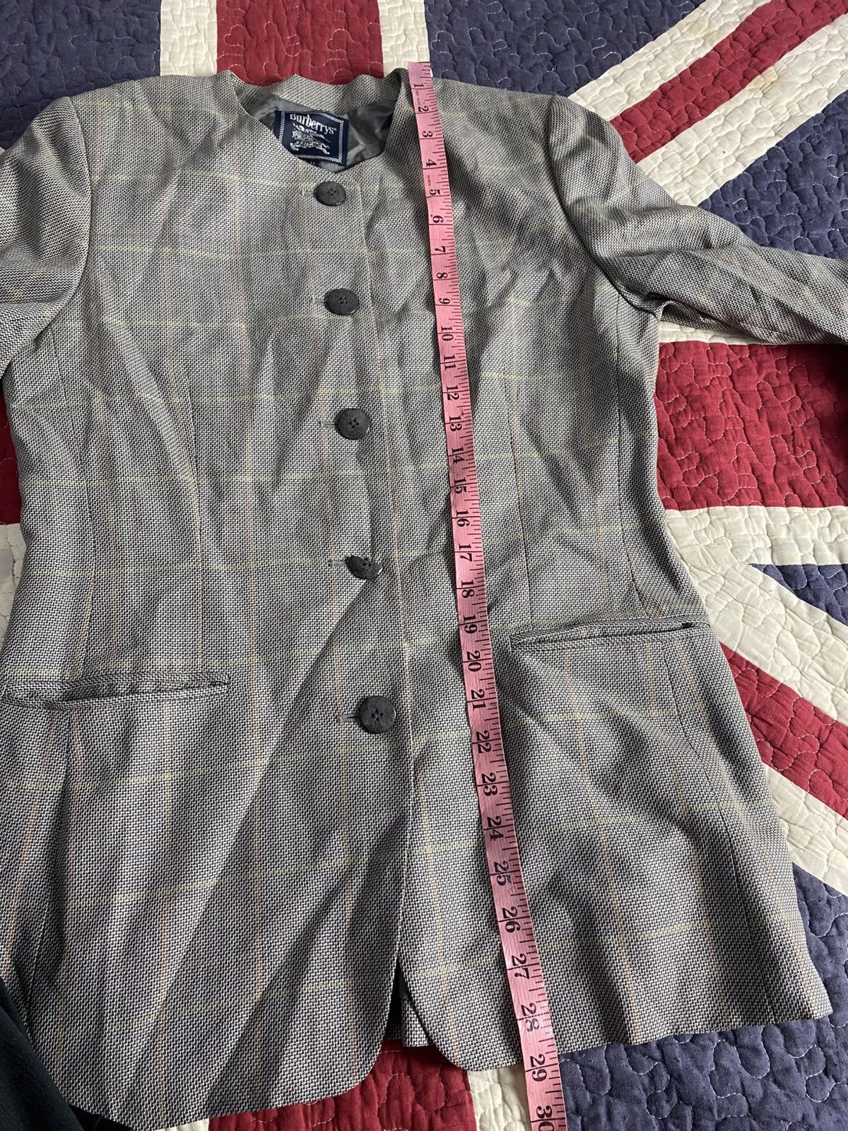 Burberry × Burberry Prorsum × Vintage Vintage Burberrys Wool Blend Tweed Jacket Size US M / EU 48-50 / 2 - 9 Thumbnail