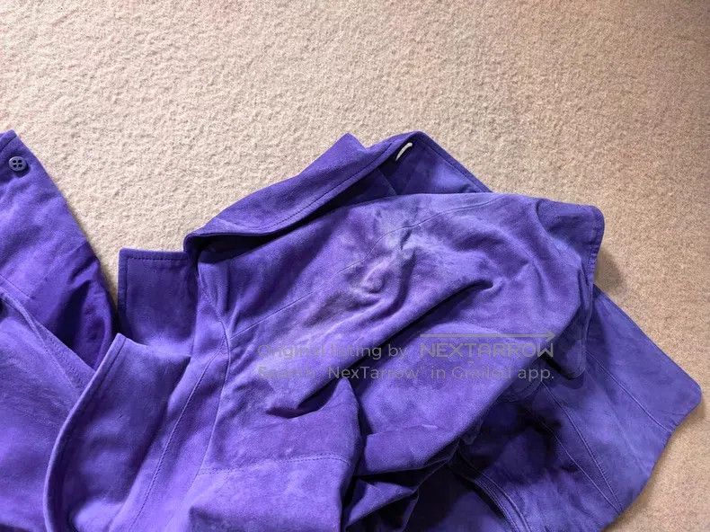 Loro Piana Loro Piana Lady Suede Short Sleeve Jacket Size XS / US 0-2 / IT 36-38 - 8 Thumbnail