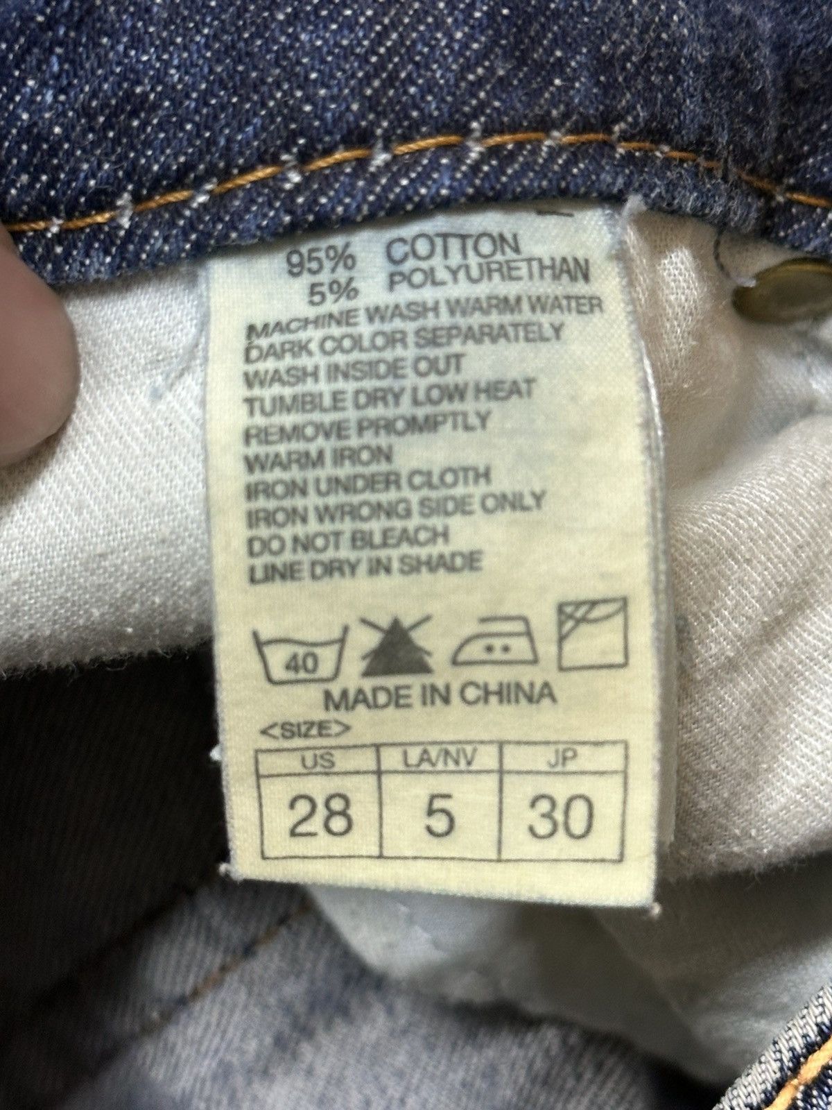 Vintage Vintage Distressed Nuve Faded Wash Flare Style Size US 28 / EU 44 - 10 Thumbnail