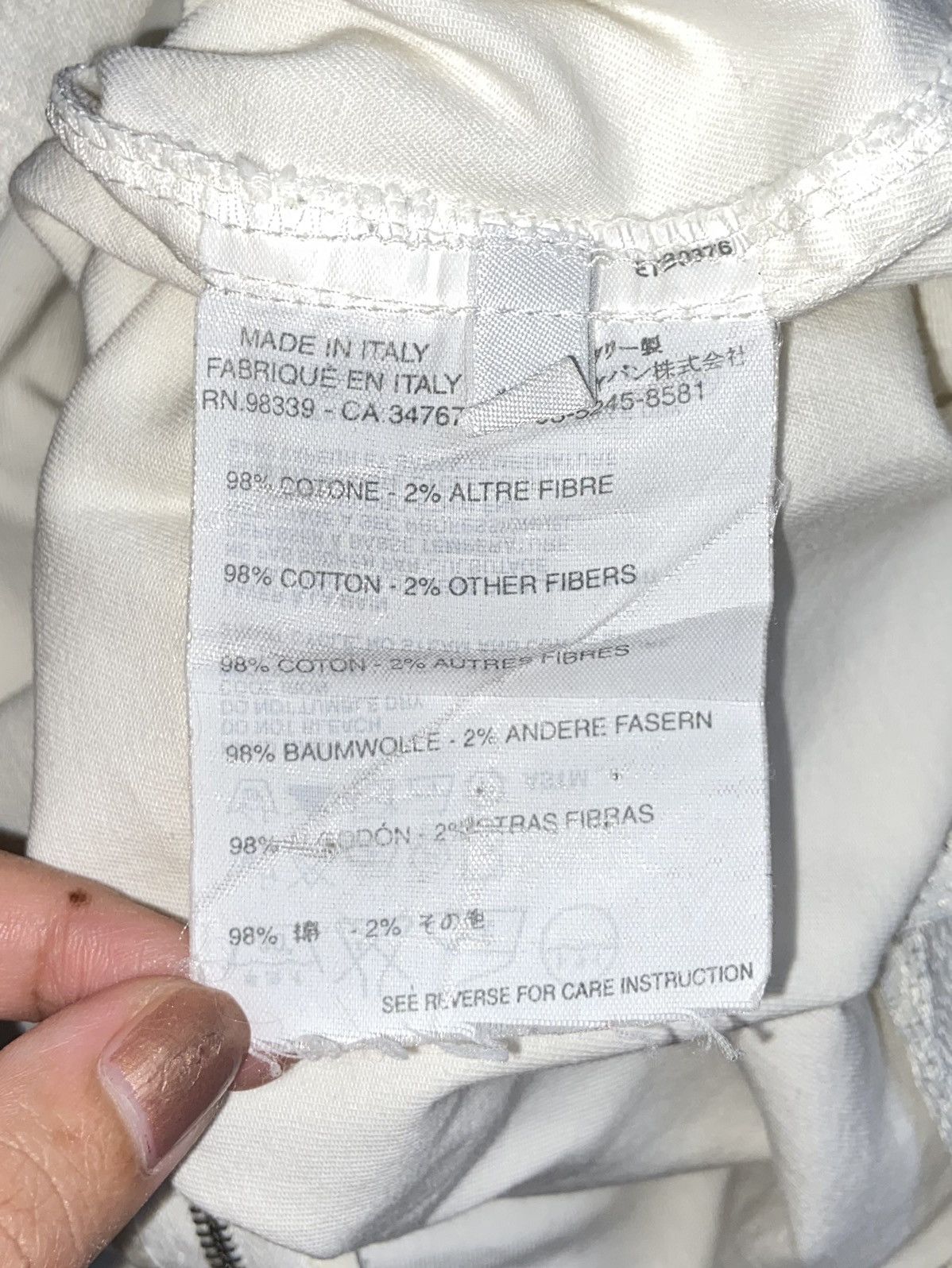 Prada PRADA White Midi Skirt Size 23" - 18 Thumbnail