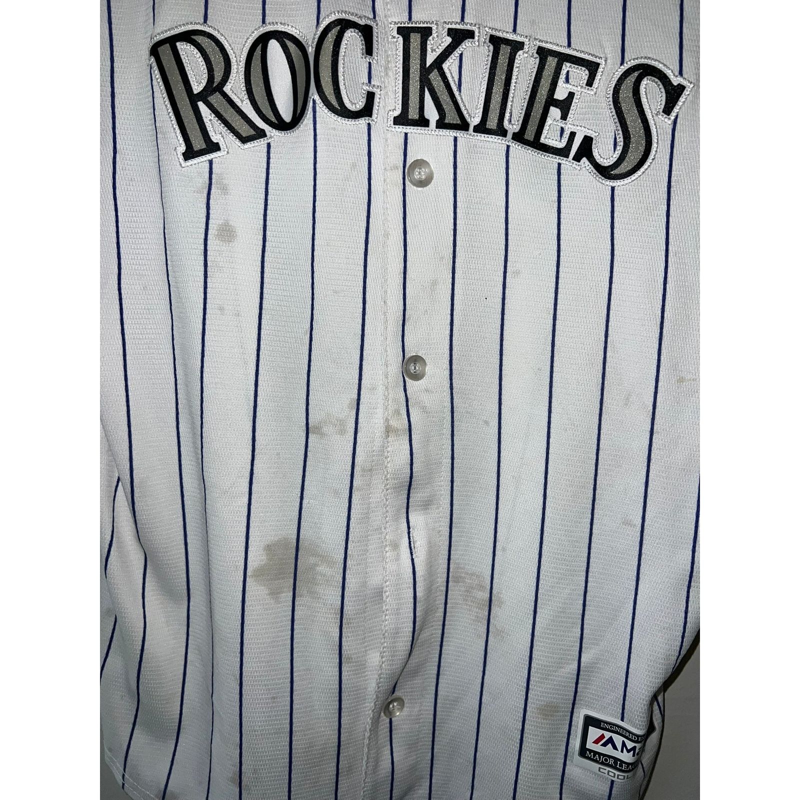 MLB MLB Youth Colorado Rockies #2 Jersey Active Child Large Kids Size L / US 10 / IT 46 - 4 Thumbnail