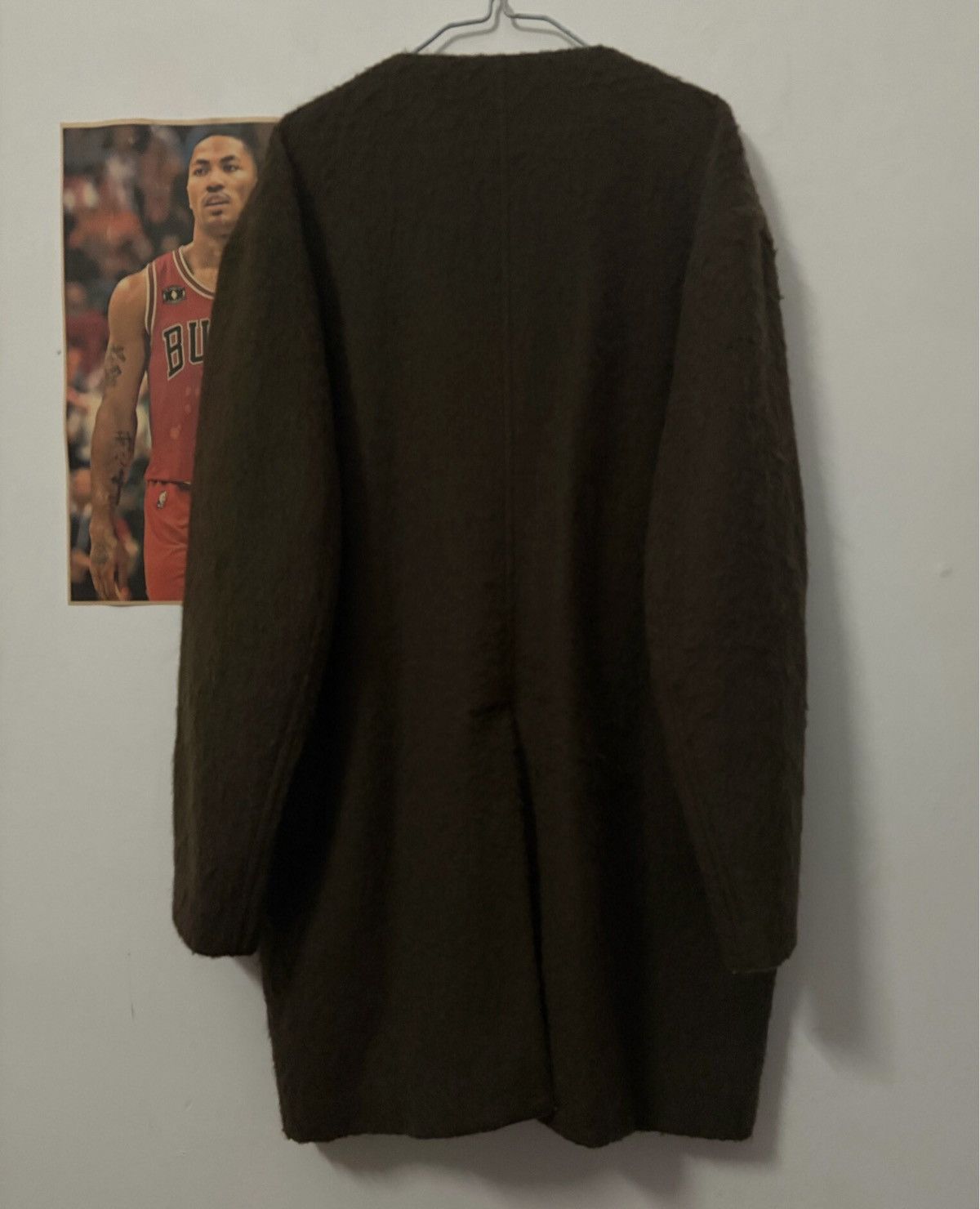 Yohji Yamamoto Yohji Yamamoto Fall/Winter 2020 Collarless Long Jacket Size US S / EU 44-46 / 1 - 3 Thumbnail