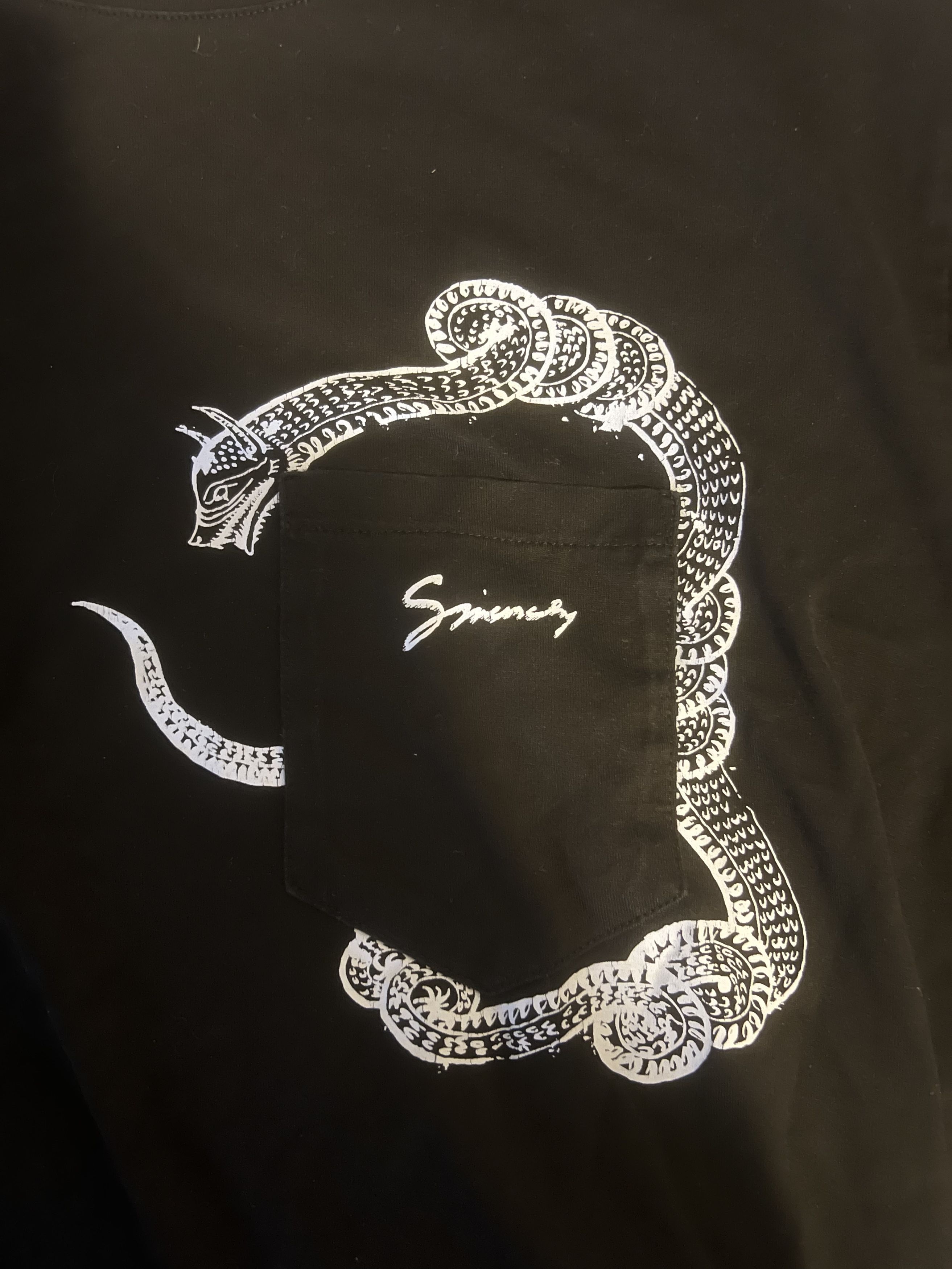 Givenchy Givenchy Snake Logo Pocket Tee Size US XS / EU 42 / 0 - 3 Thumbnail
