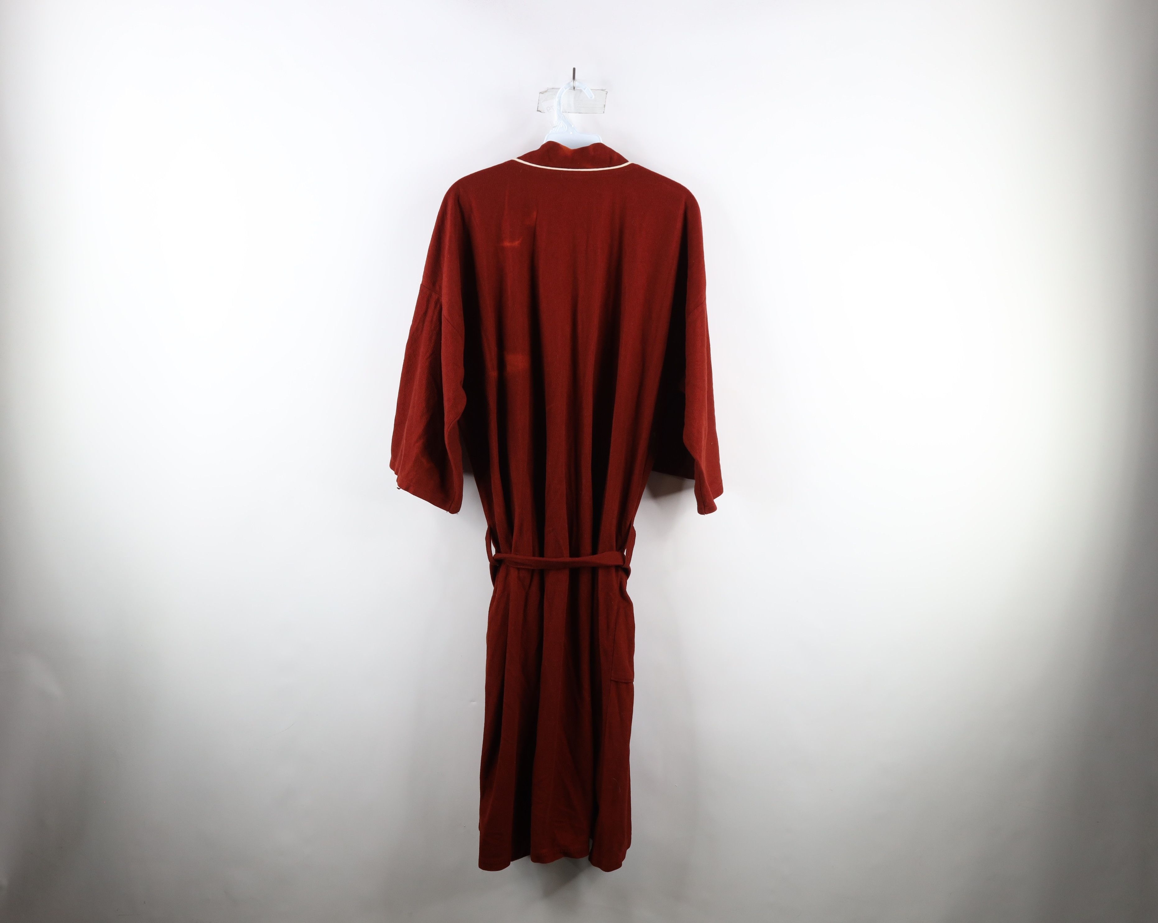 Vintage Vintage 70s Streetwear Distressed Velour Belted Bath Robe Size US L / EU 52-54 / 3 - 8 Thumbnail