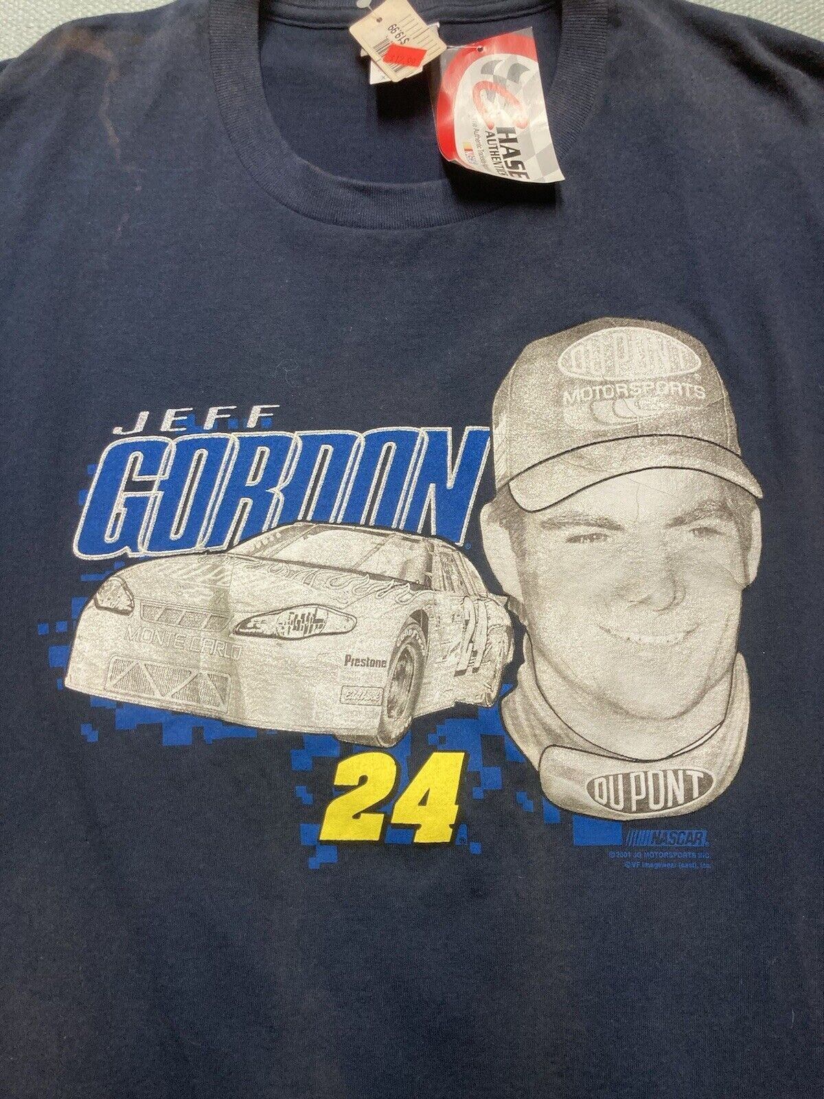 NASCAR × Vintage Vtg graphic t shirt jeff Gordon nascar race 24 dupont NWT XL Size US XL / EU 56 / 4 - 3 Thumbnail