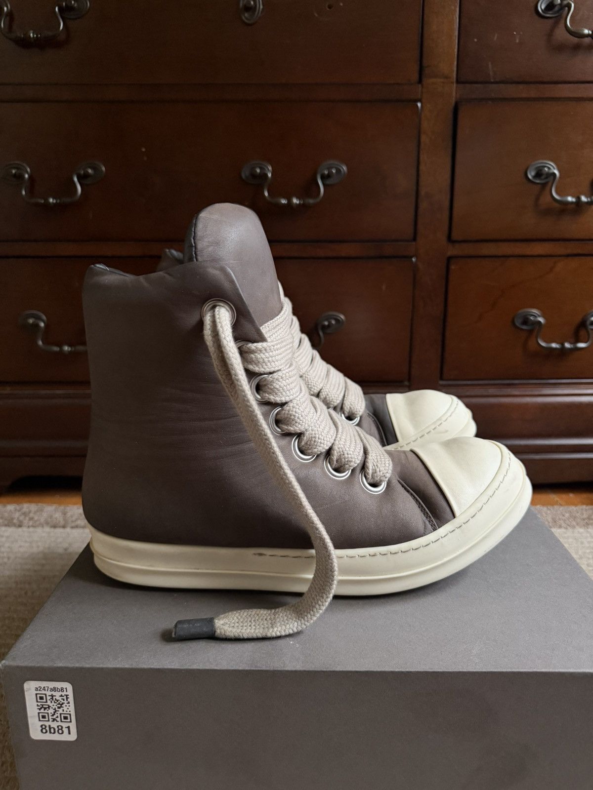 Rick Owens Jumbo Laced Padded Rick Ownes Size US 11 / EU 44 - 2 Thumbnail