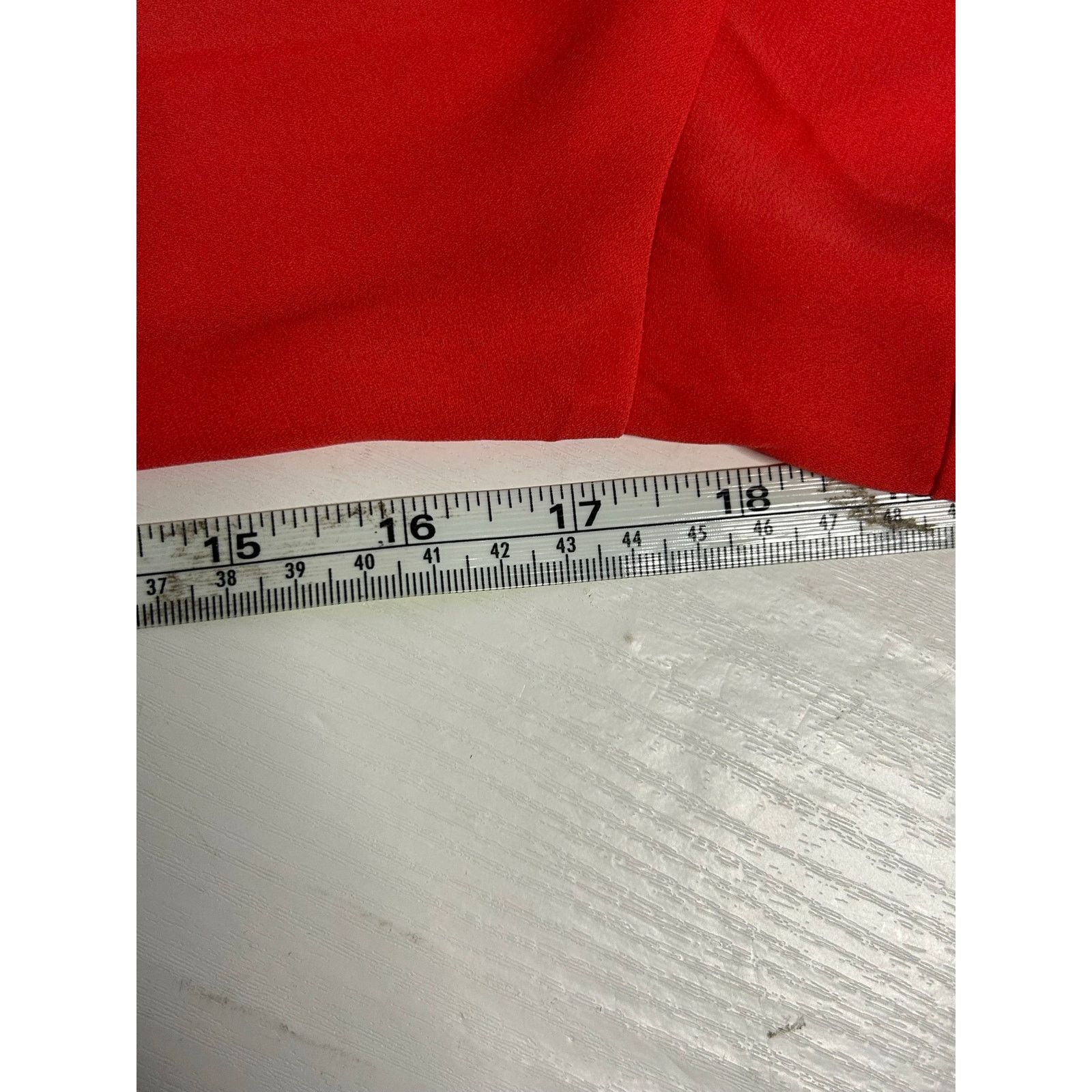 Apt. 9 Apt. 9 Coral Collarless Tunic Blouse Roll Tab Sleeves 1X Size XXL / US 16-18 / IT 52-54 - 10 Thumbnail