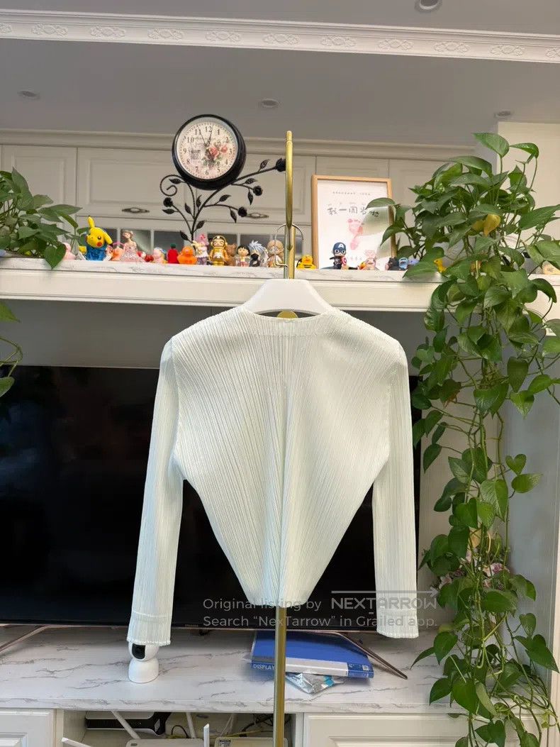 Issey Miyake Issey Miyake size:3 Light Green Cardigan Size S / US 4 / IT 40 - 7 Thumbnail