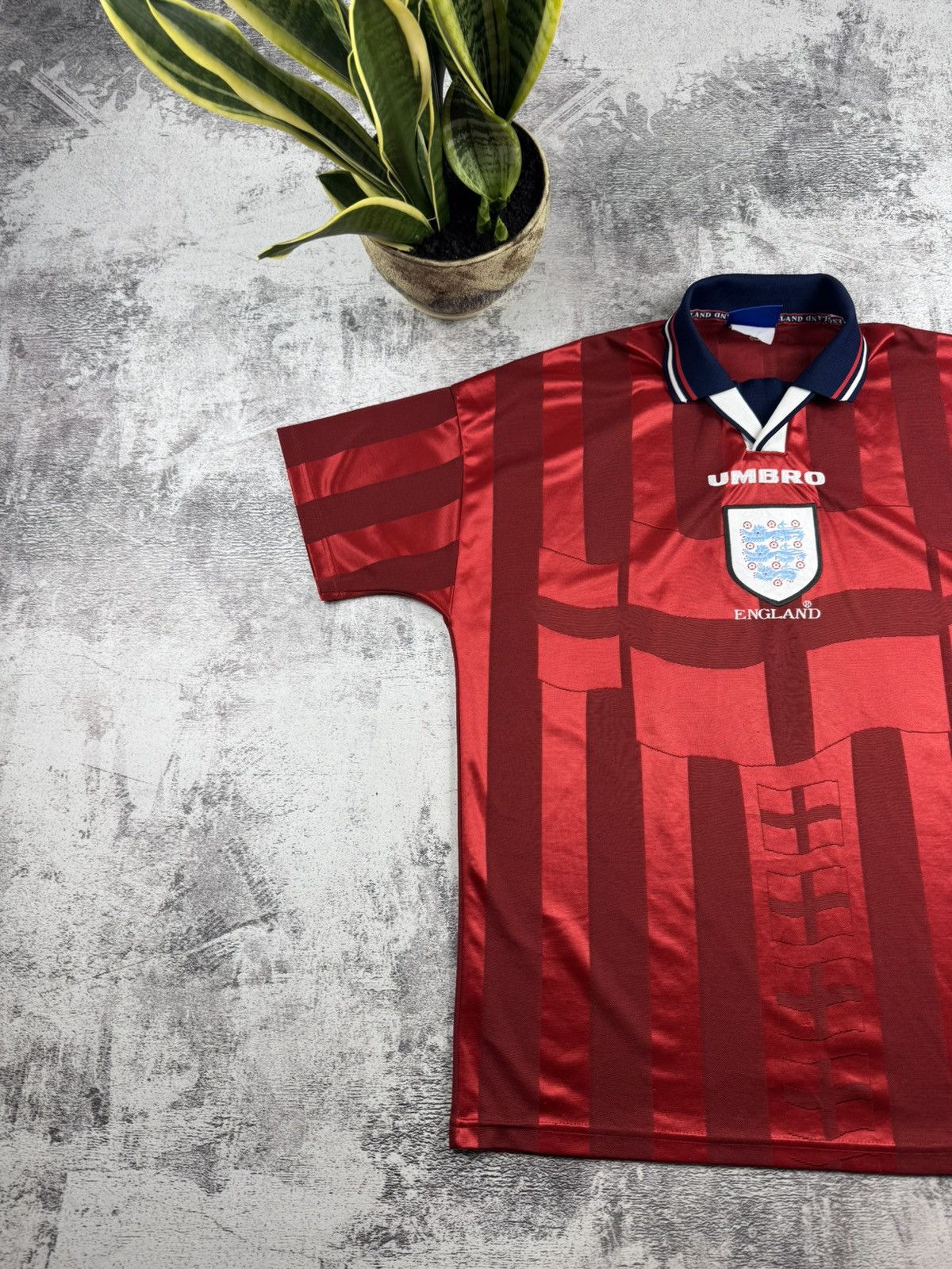 Other England 1997 1998 National Vintage Away Umbro Soccer Football T Shirt Jersey Tee Size US XL / EU 56 / 4 - 2 Thumbnail