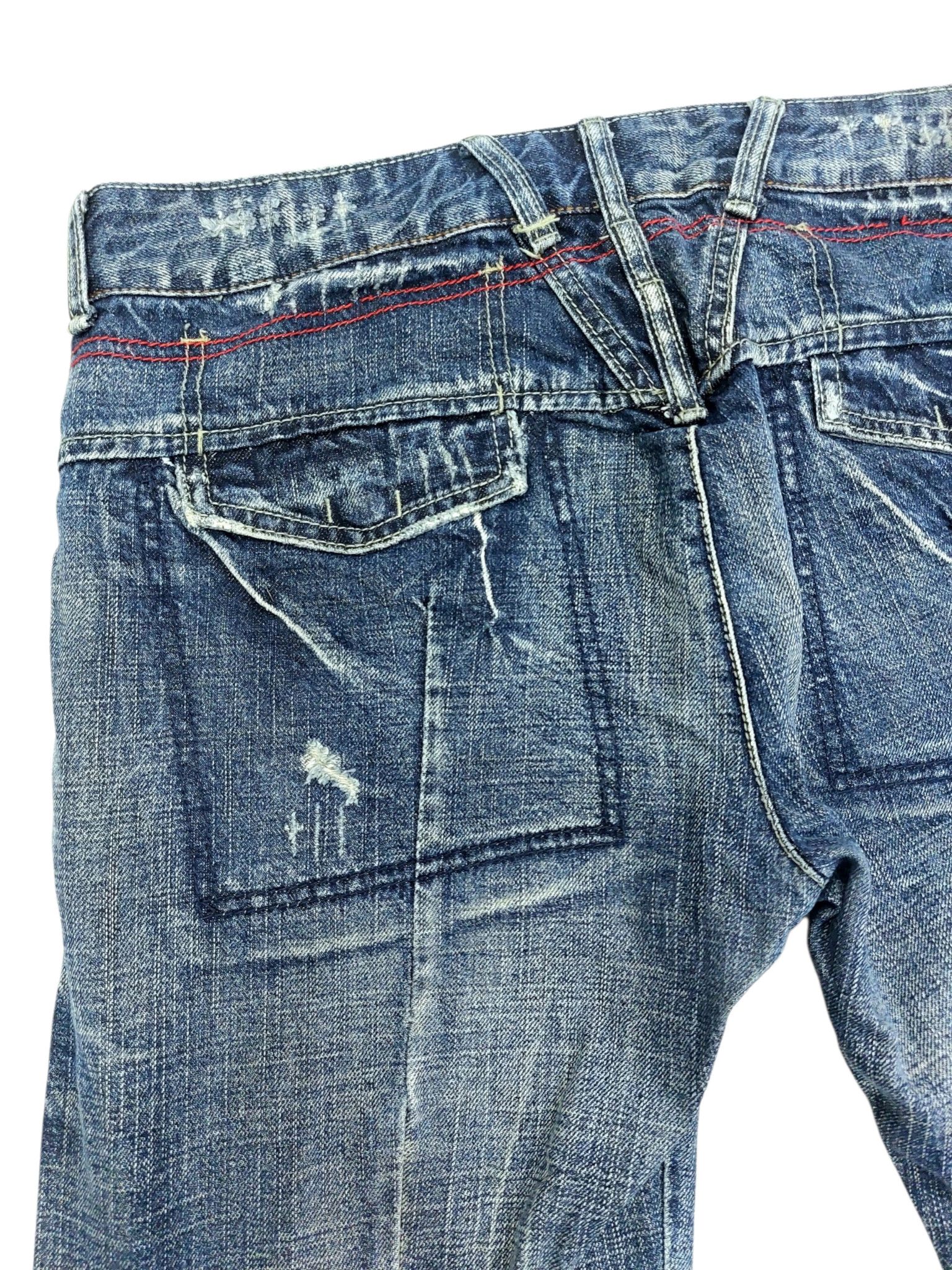 Vintage 🔥Beast Vintage Rugged Denim Baggy Style Size US 36 / EU 52 - 12 Thumbnail