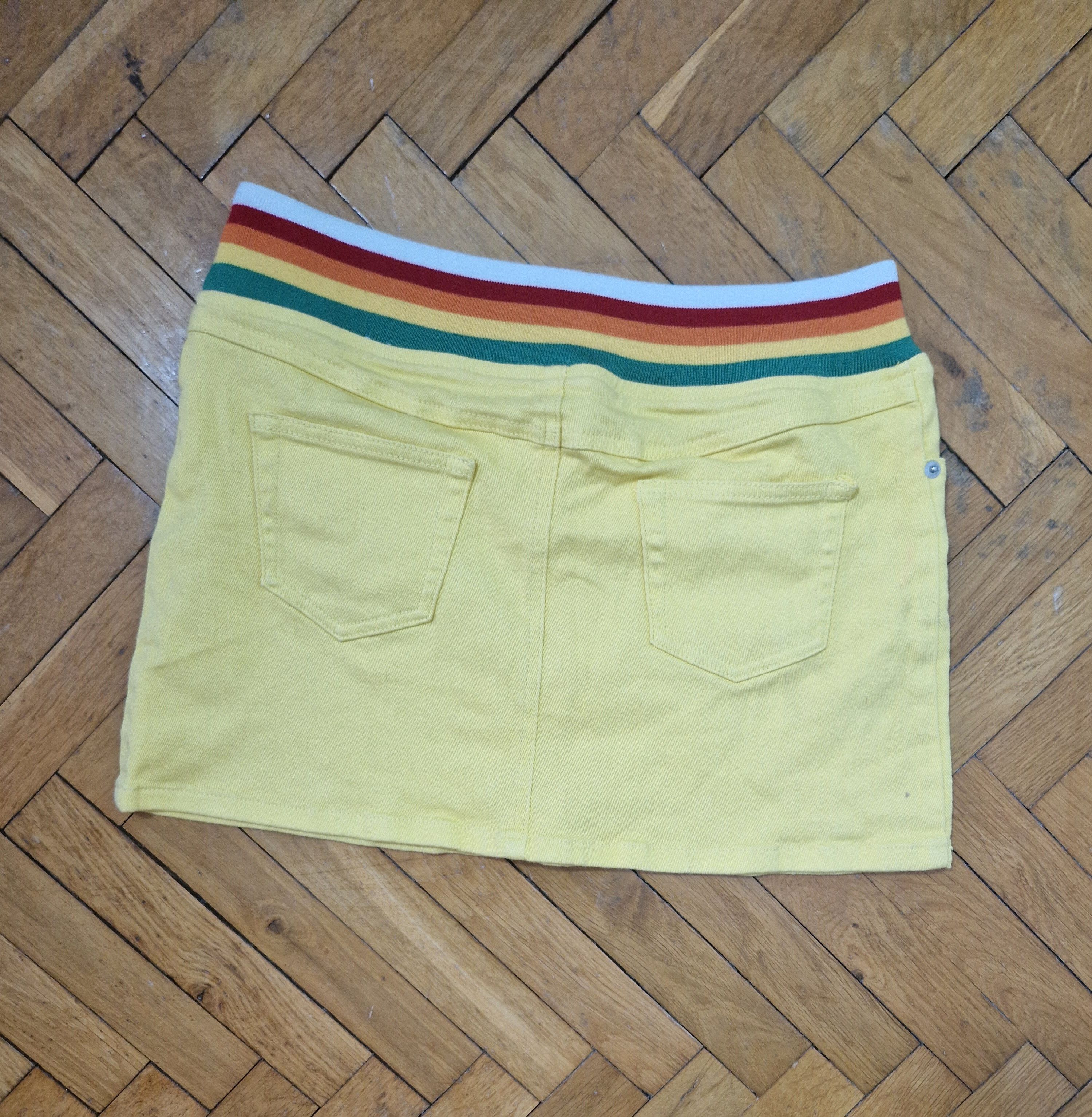 Hysteric Glamour vintage yellow mini skirt Size 28" / US 6 / IT 42 - 2 Thumbnail