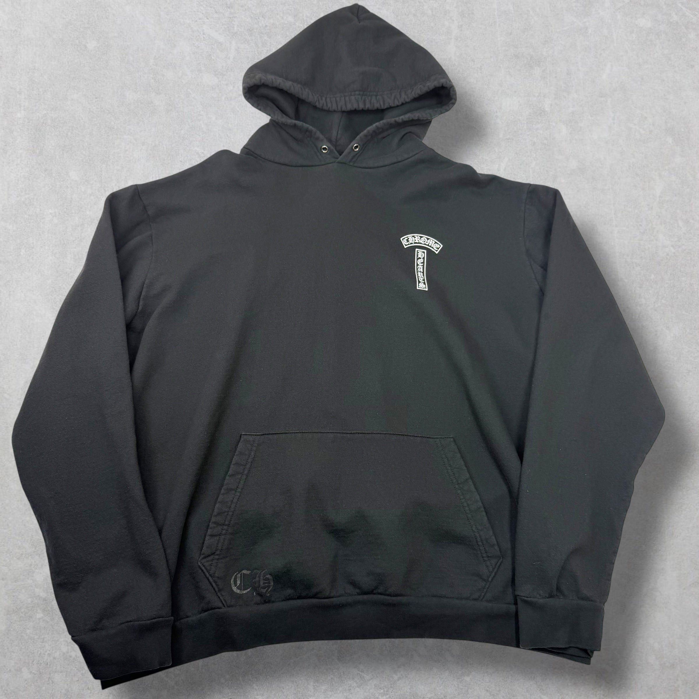 Chrome Hearts Chrome Hearts T-bar logo Hoodie Black XXL Size US XXL / EU 58 / 5 - 2 Thumbnail