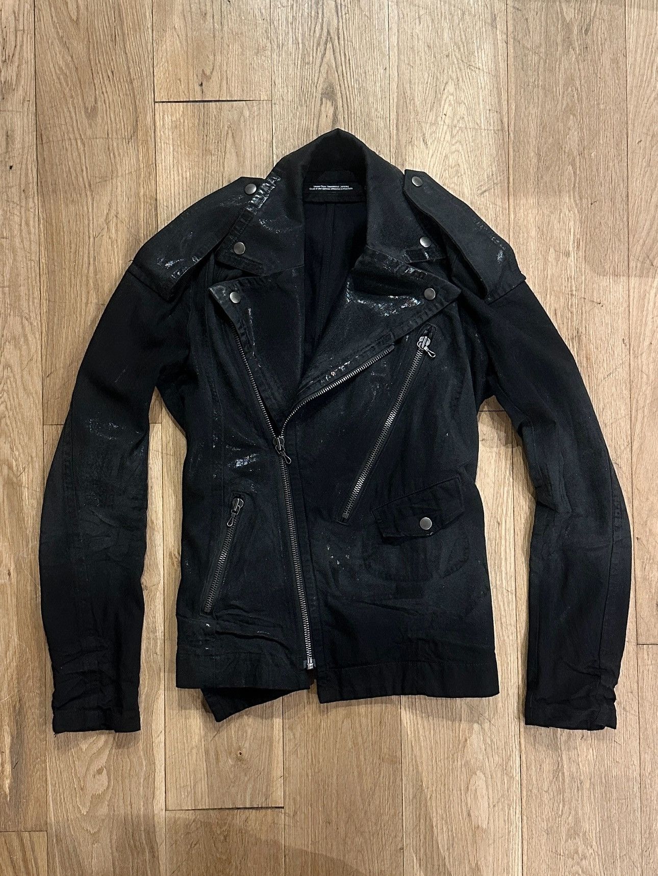 Julius Julius ‘Ana-Moto’ Waxed Motorcycle Jacket Size US M / EU 48-50 / 2 - 1 Thumbnail