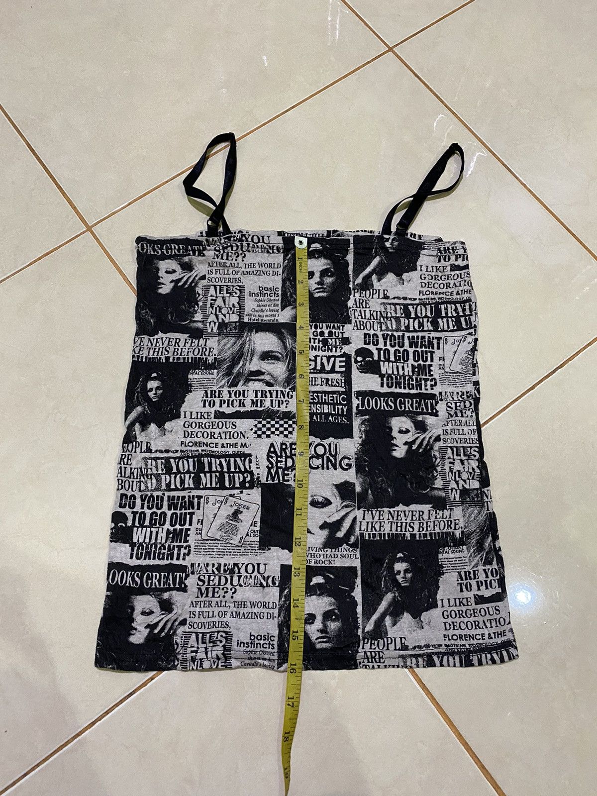 Hysteric Glamour Y2k Cecil Mcbee ifsixwasnine tank tops Size S / US 4 / IT 40 - 6 Thumbnail