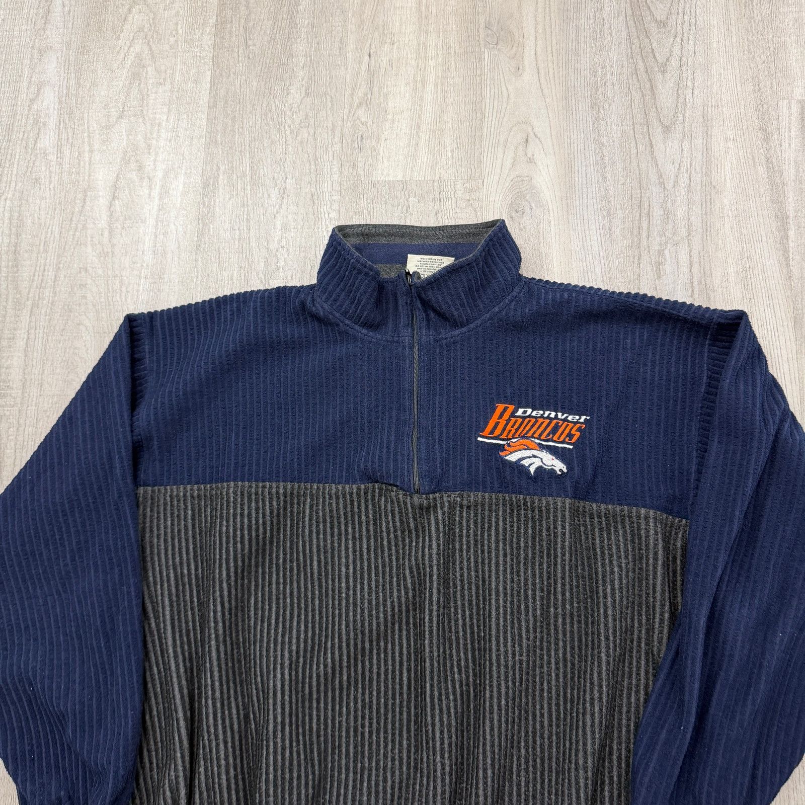 Vintage Vintage Lee Sport Denver Broncos 1/4 Zip Fleece Pullover XL Size US XL / EU 56 / 4 - 2 Thumbnail