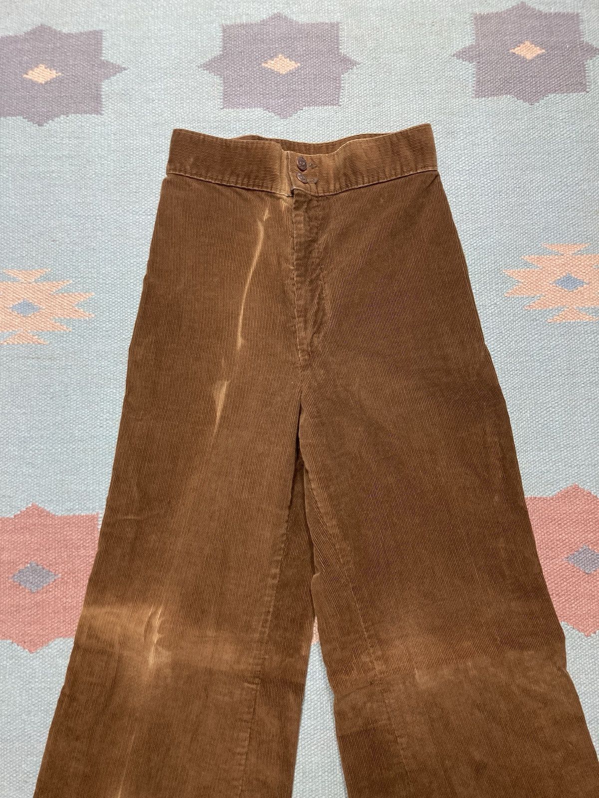 Levi's × Vintage 70s Levi’s corduroy bell bottoms elephant flare fade 9 24x31 Size 24" / US 00 / IT 34 - 9 Thumbnail