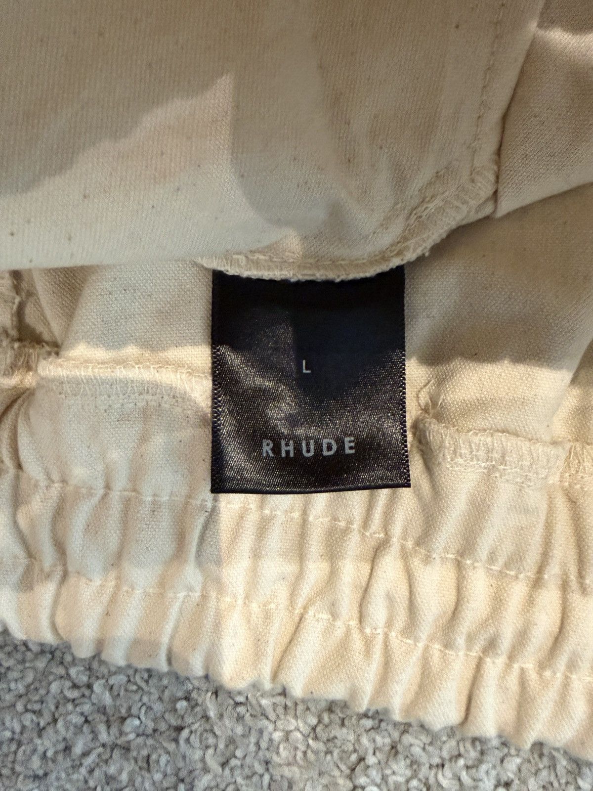 Rhude Rhude - canvas shorts Size US 34 / EU 50 - 4 Thumbnail