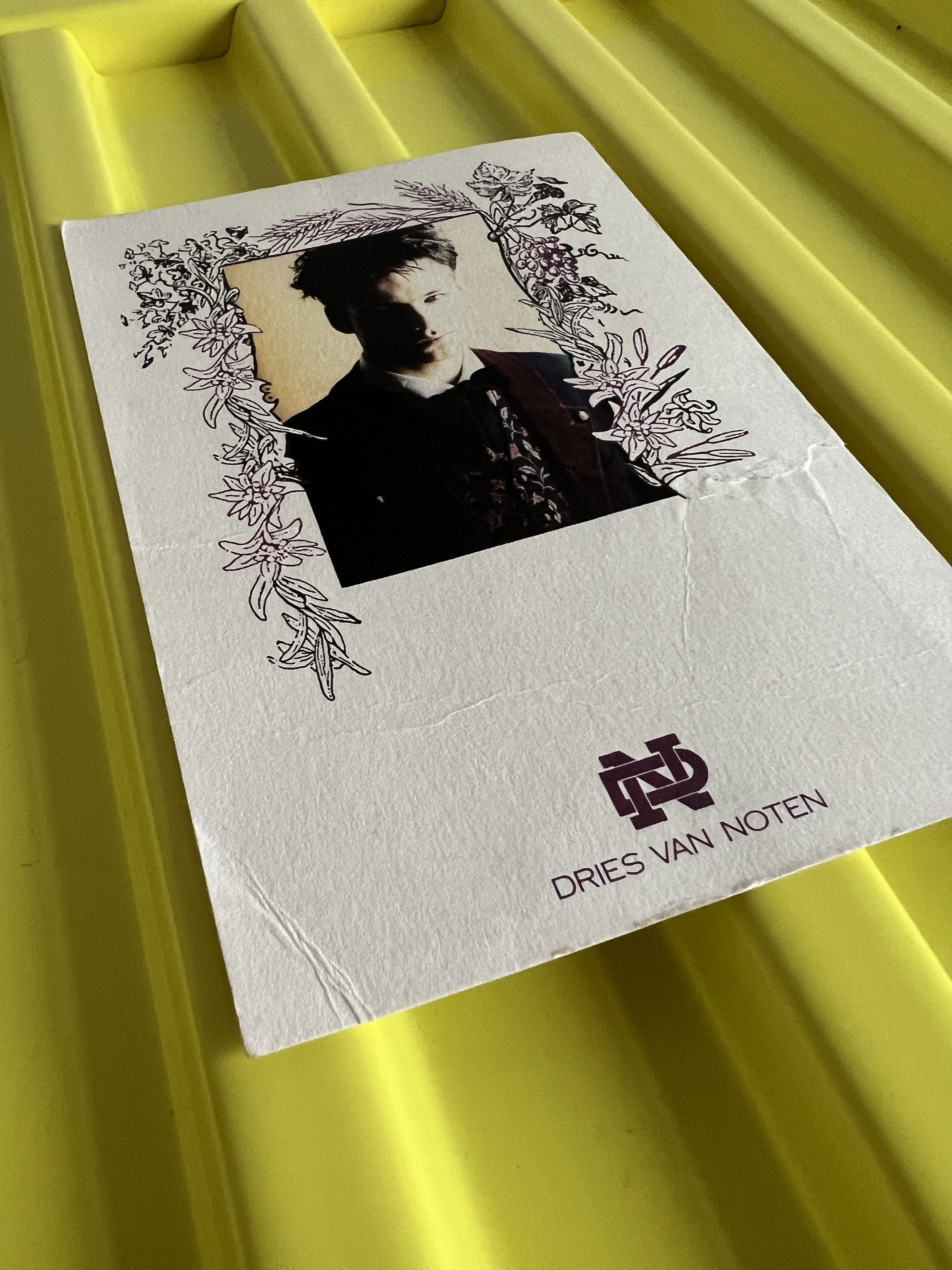 Dries Van Noten Dries Van Noten Postcard, 1980's Size ONE SIZE - 4 Thumbnail