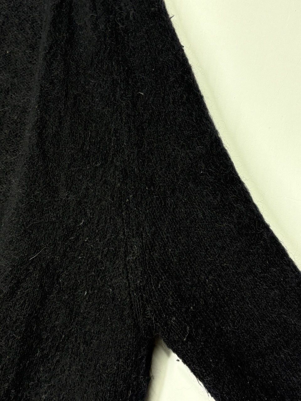 Sezane La Maille Sezane Mohair Black Cardigan Size S / US 4 / IT 40 - 12 Thumbnail