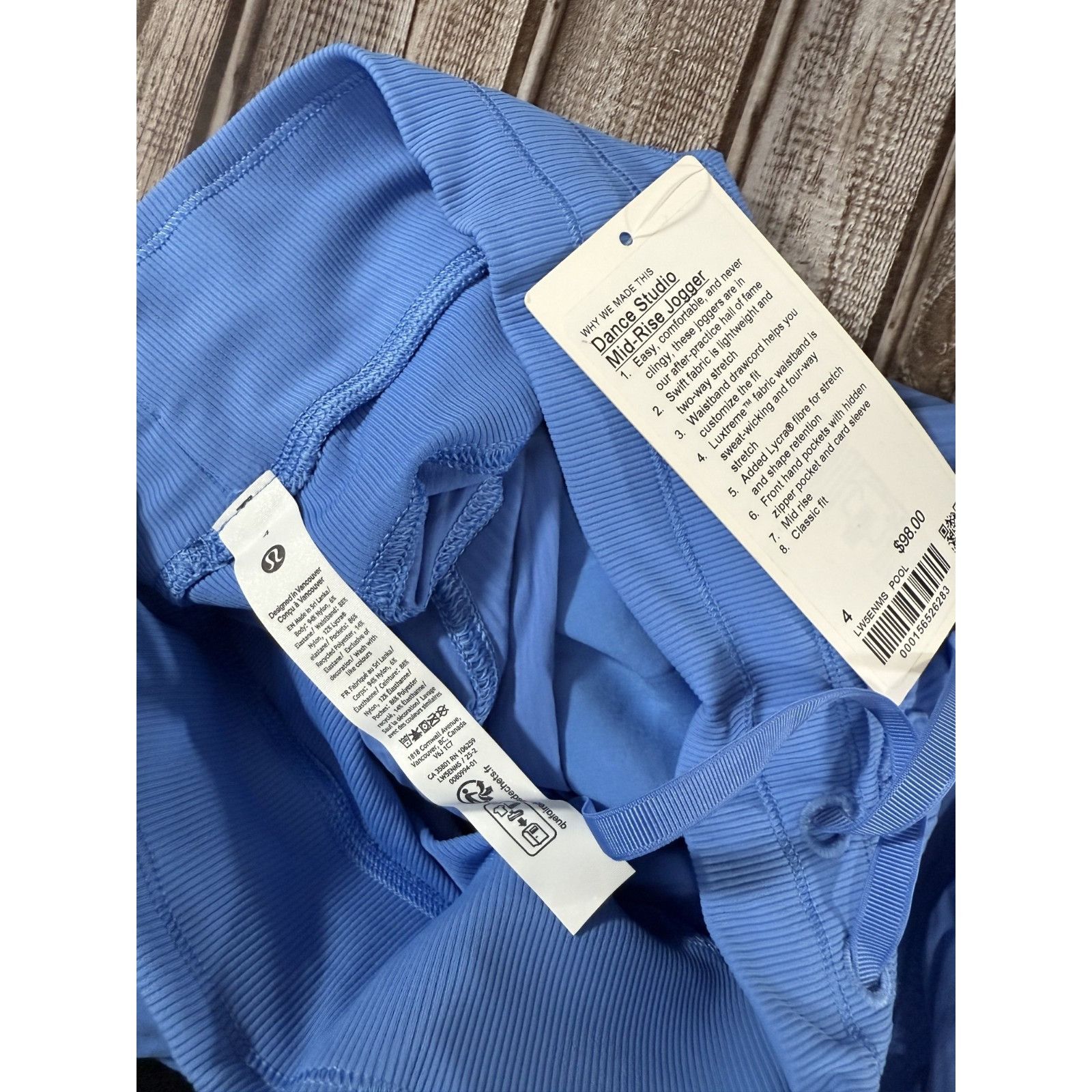 Lululemon Lululemon Dance Studio Joggers color Pool Size 4 NWT Size 27" / US 4 / IT 40 - 2 Thumbnail