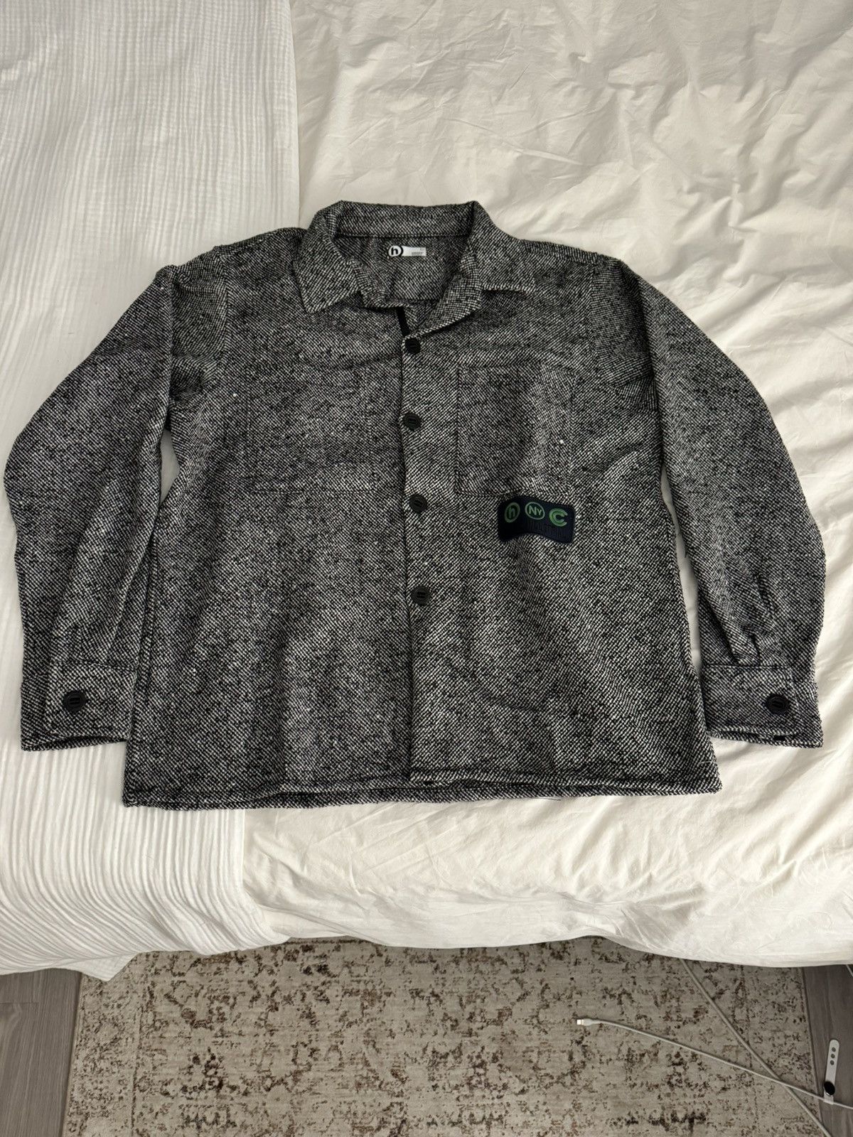 HIDDEN HIDDEN NY 2 Pocket Overshirt (Size Large) Size US L / EU 52-54 / 3 - 2 Thumbnail