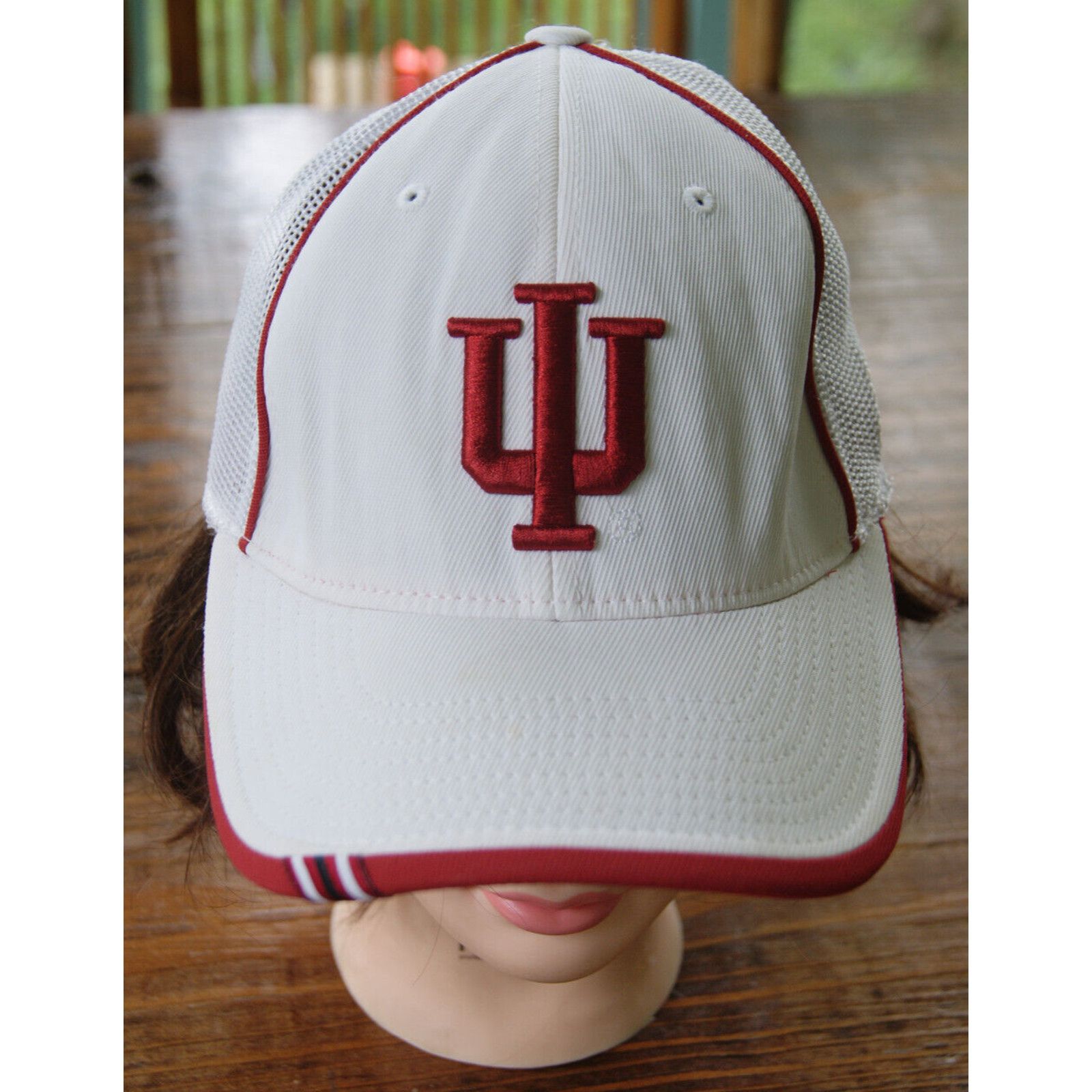 Adidas VTG Y2K Indiana Hoosiers IU OSFA Fitted Hat Cap Adidas Mesh Size ONE SIZE - 1 Thumbnail
