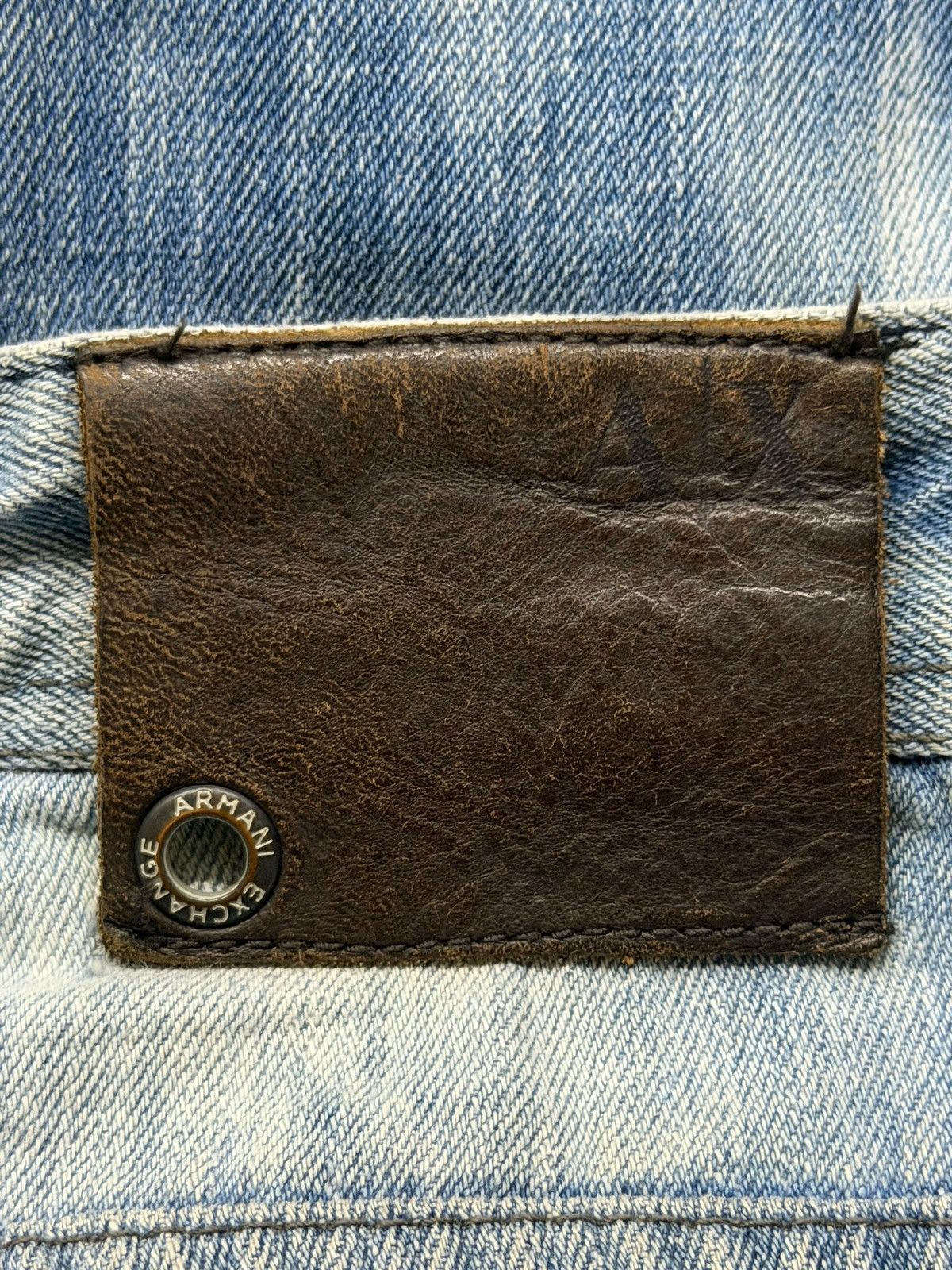 Armani Exchange Vintage Y2K Armani Exchange A|X Bleach Jeans | Faded | W33 Size US 33 - 12 Thumbnail