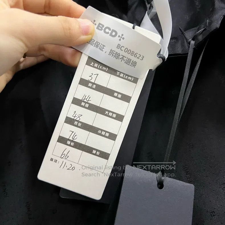 Fendi Fendi sizze 37 Black logo long-sleeve shirt with bulletproo Size US XS / EU 42 / 0 - 7 Thumbnail