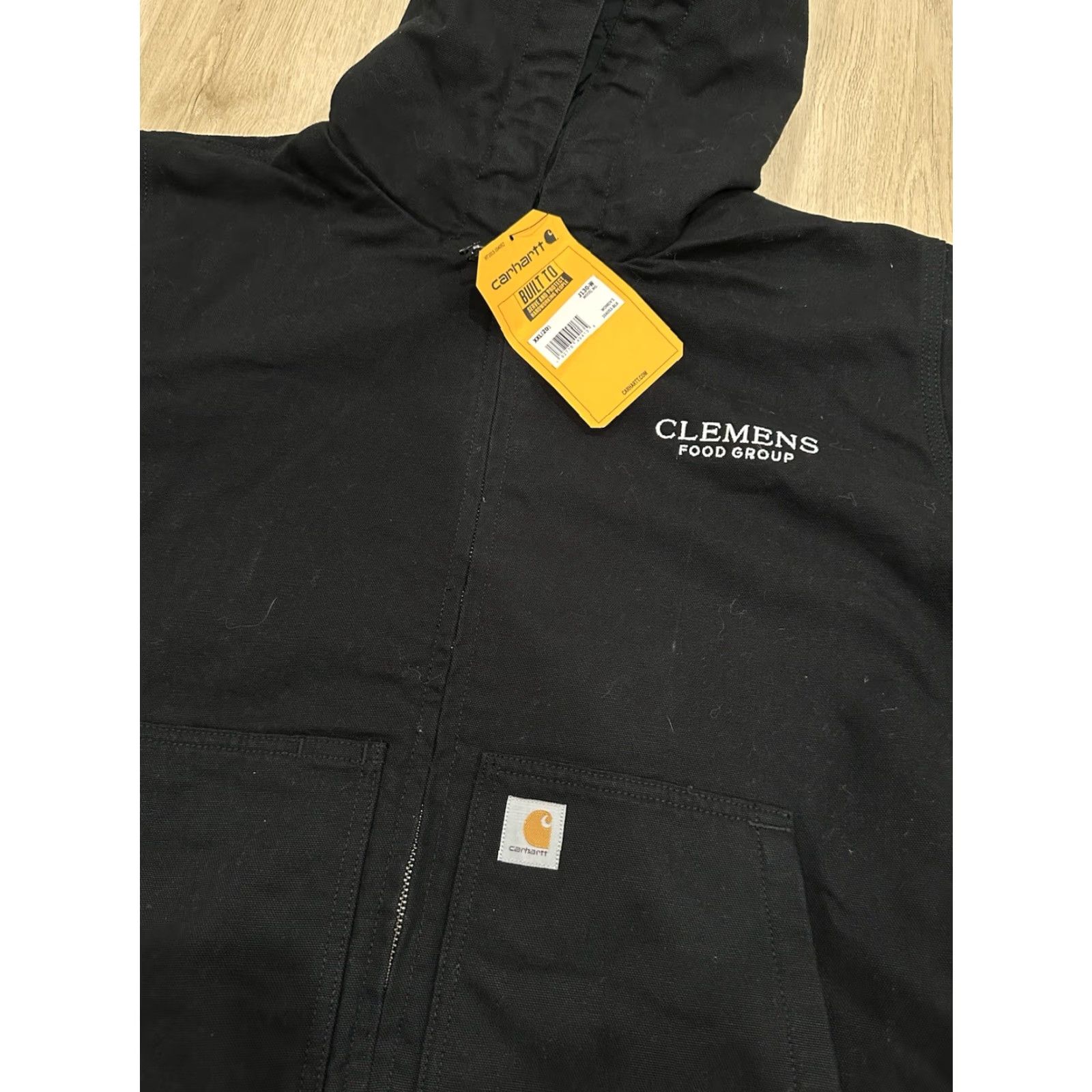Carhartt NWT Carhartt J140-W Women’s 2XL Black Quilted Lined Hooded Jacket Size XXL / US 16-18 / IT 52-54 - 5 Thumbnail