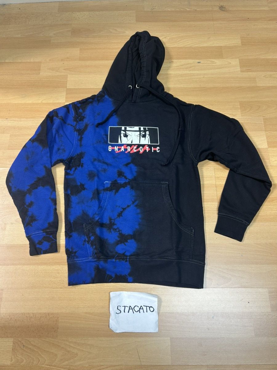 Gnarcotic × Rap Tees Gnarcotic Lil Gnar Naruto Sasuke Tie Dye Hoodie Size US S / EU 44-46 / 1 - 1 Thumbnail