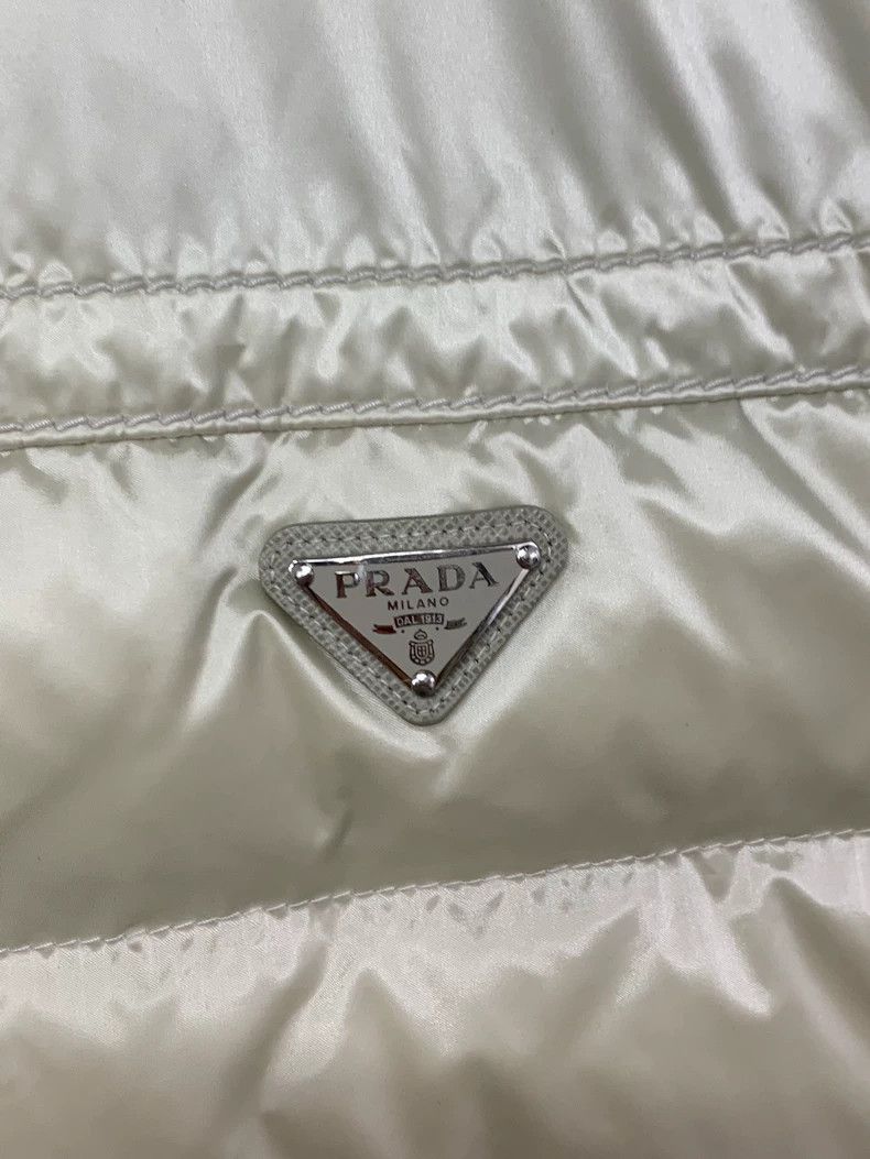 Prada Prada Triangle striped down vest Size US XXS / EU 40 - 2 Thumbnail