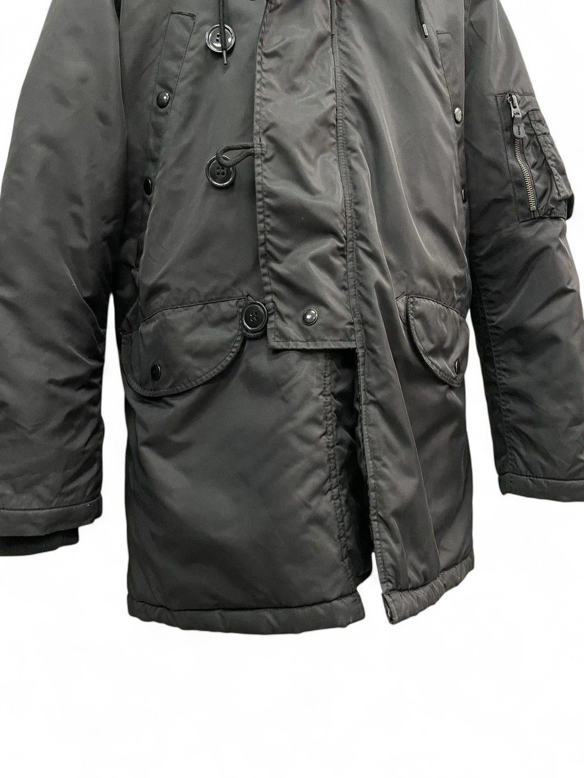 Alpha Industries Vintage Black Parka Jacket Faux Fur Hood Military Size US S / EU 44-46 / 1 - 10 Thumbnail